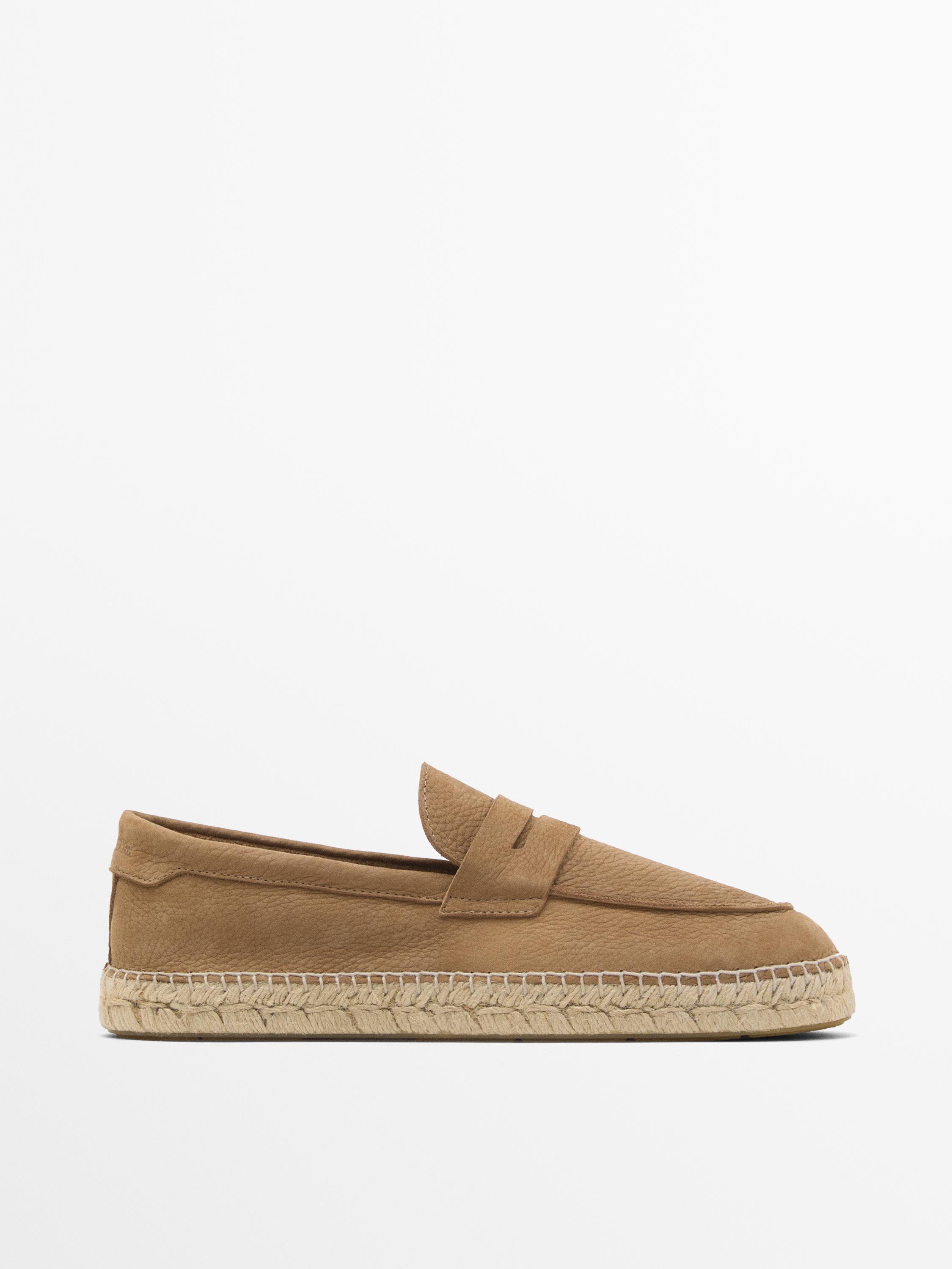 Espadrilles en nubuck avec patte