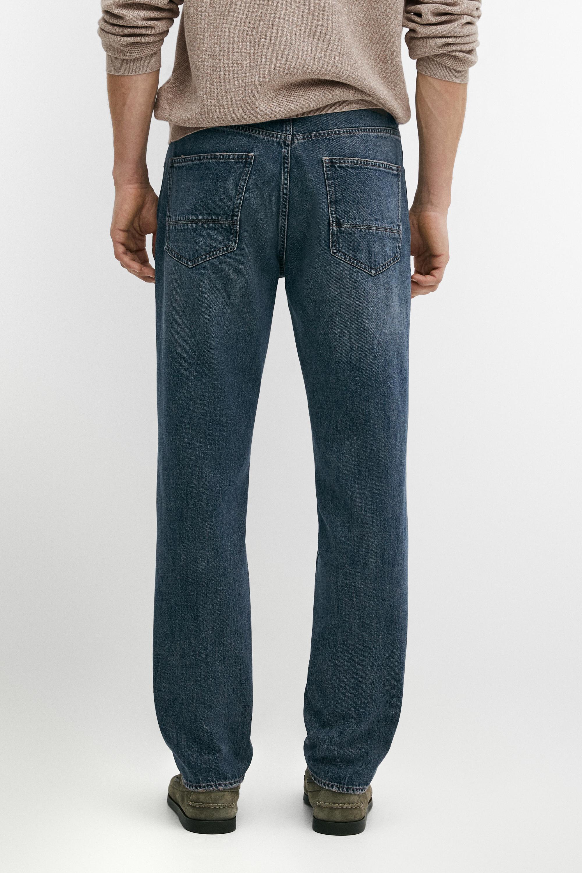 Tapered fit jeans — BLUE