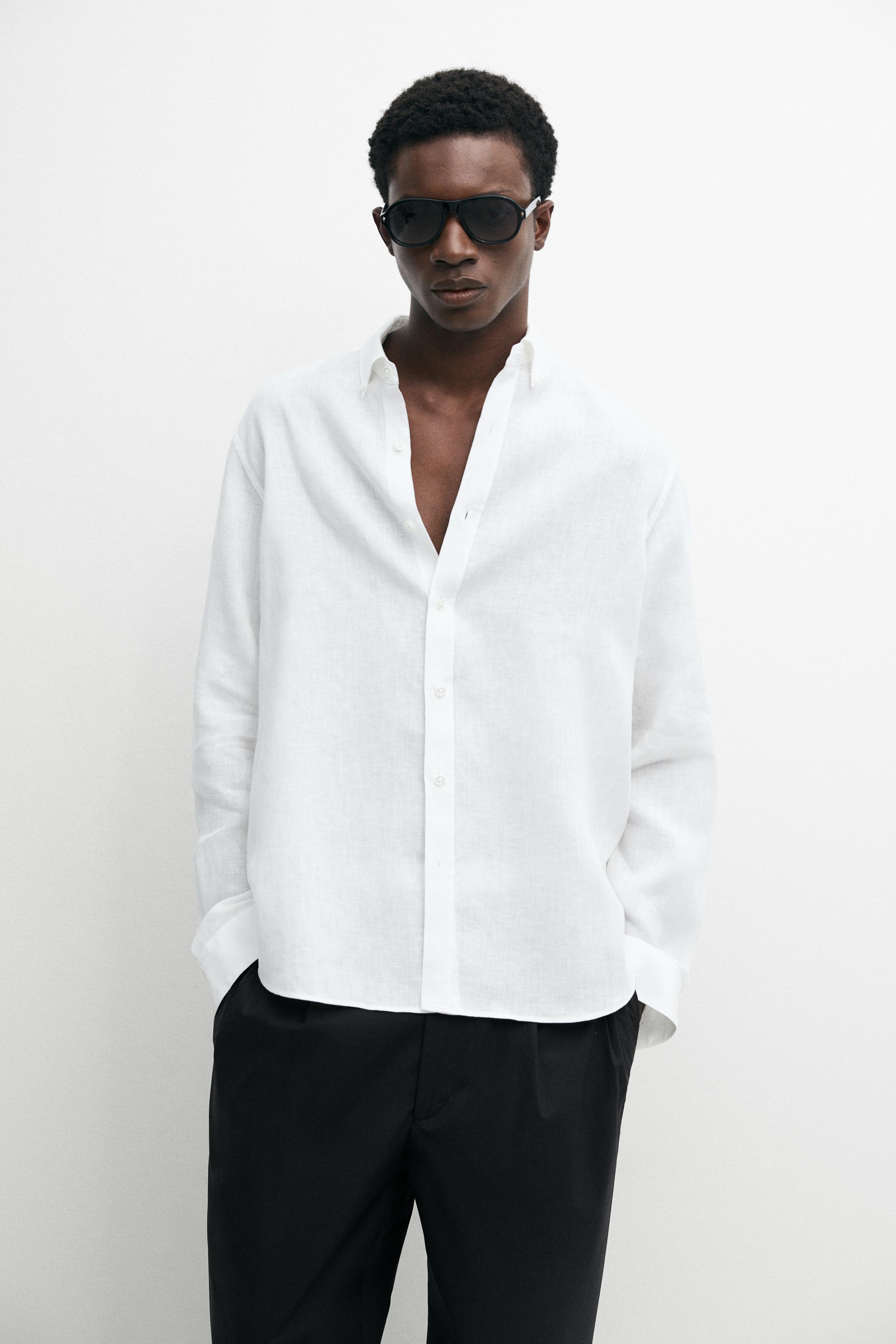 Camisas de Linho para Homem - Massimo Dutti - PT