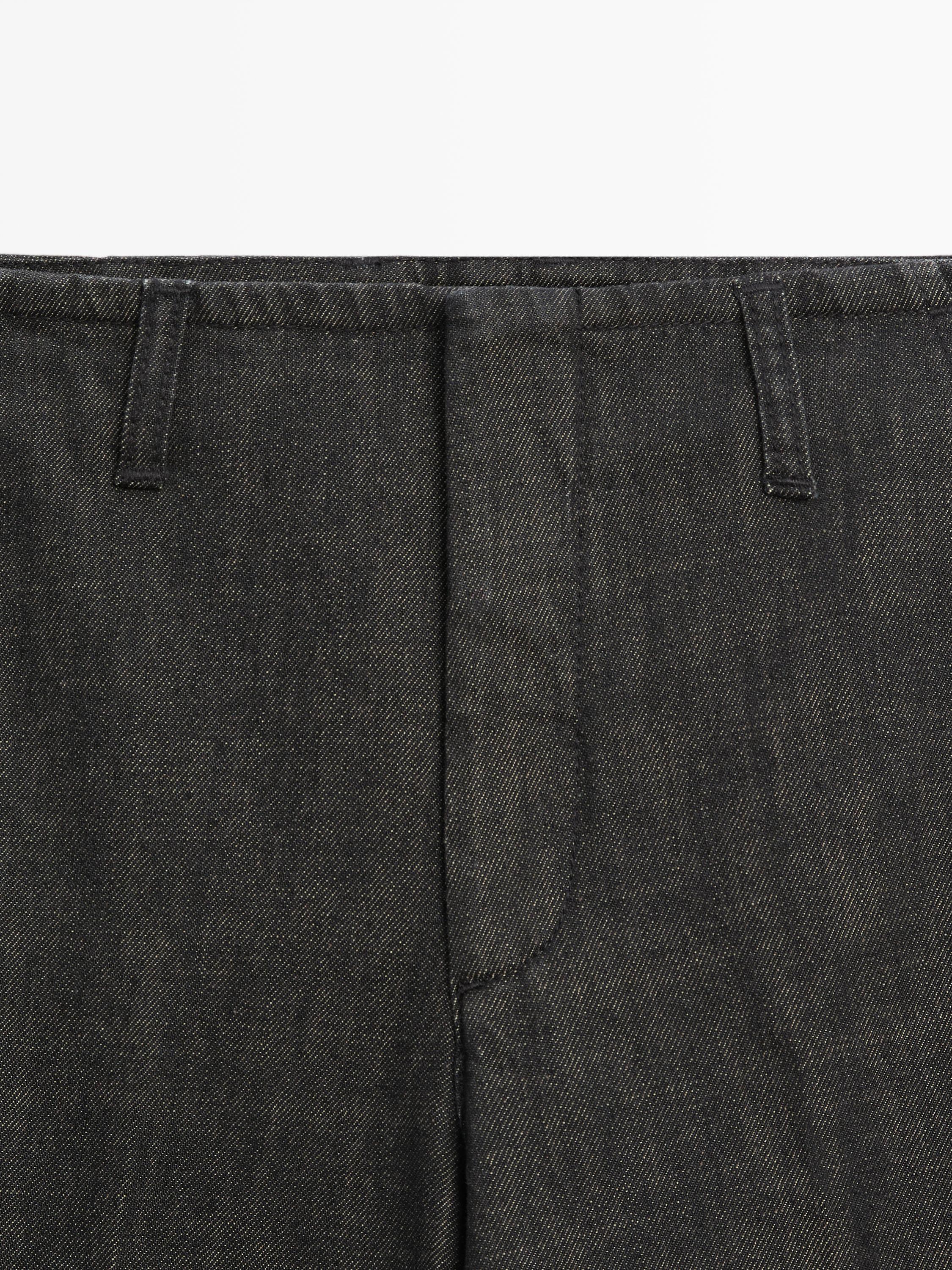 Mid-rise wide-leg jeans — NATURAL GREY