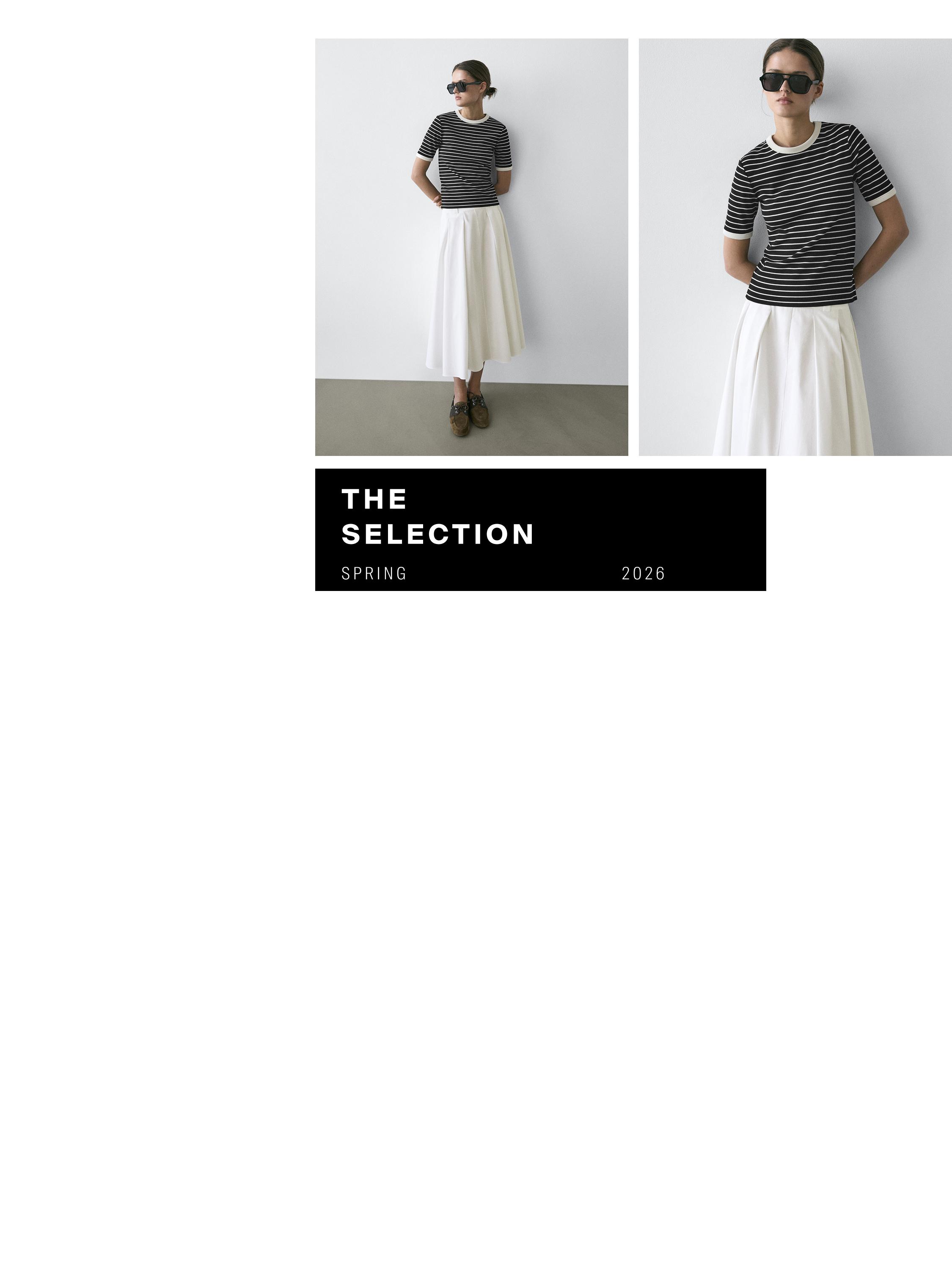 Short sleeve T-shirt with contrast stripes — BLACK