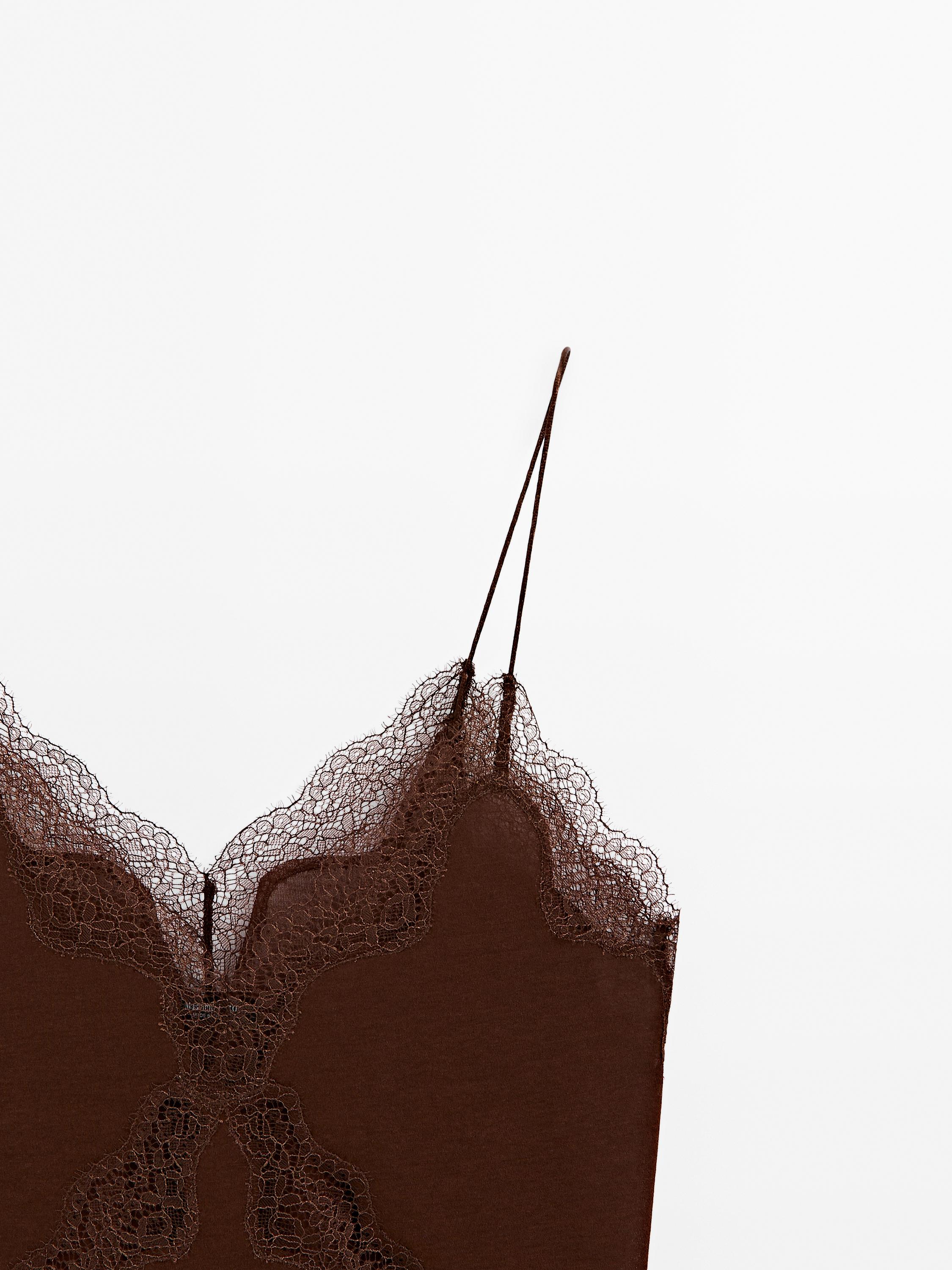 Lace camisole top