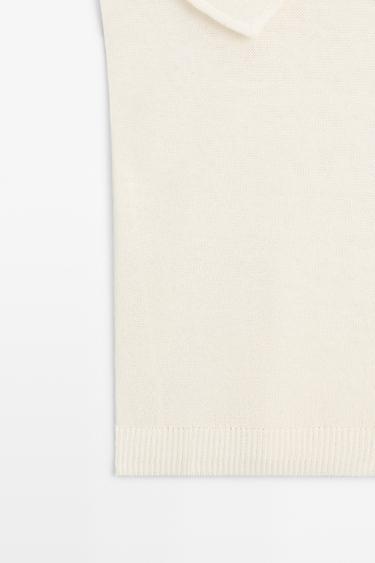 Flowing top with asymmetric neckline — Off white 7