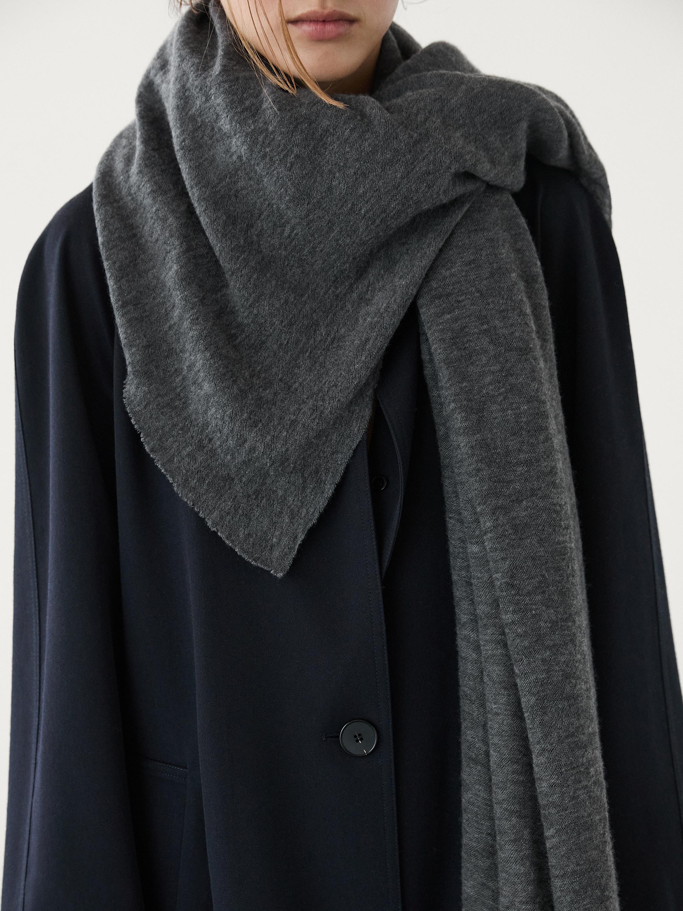 Fular 100% cashmere detalle melange