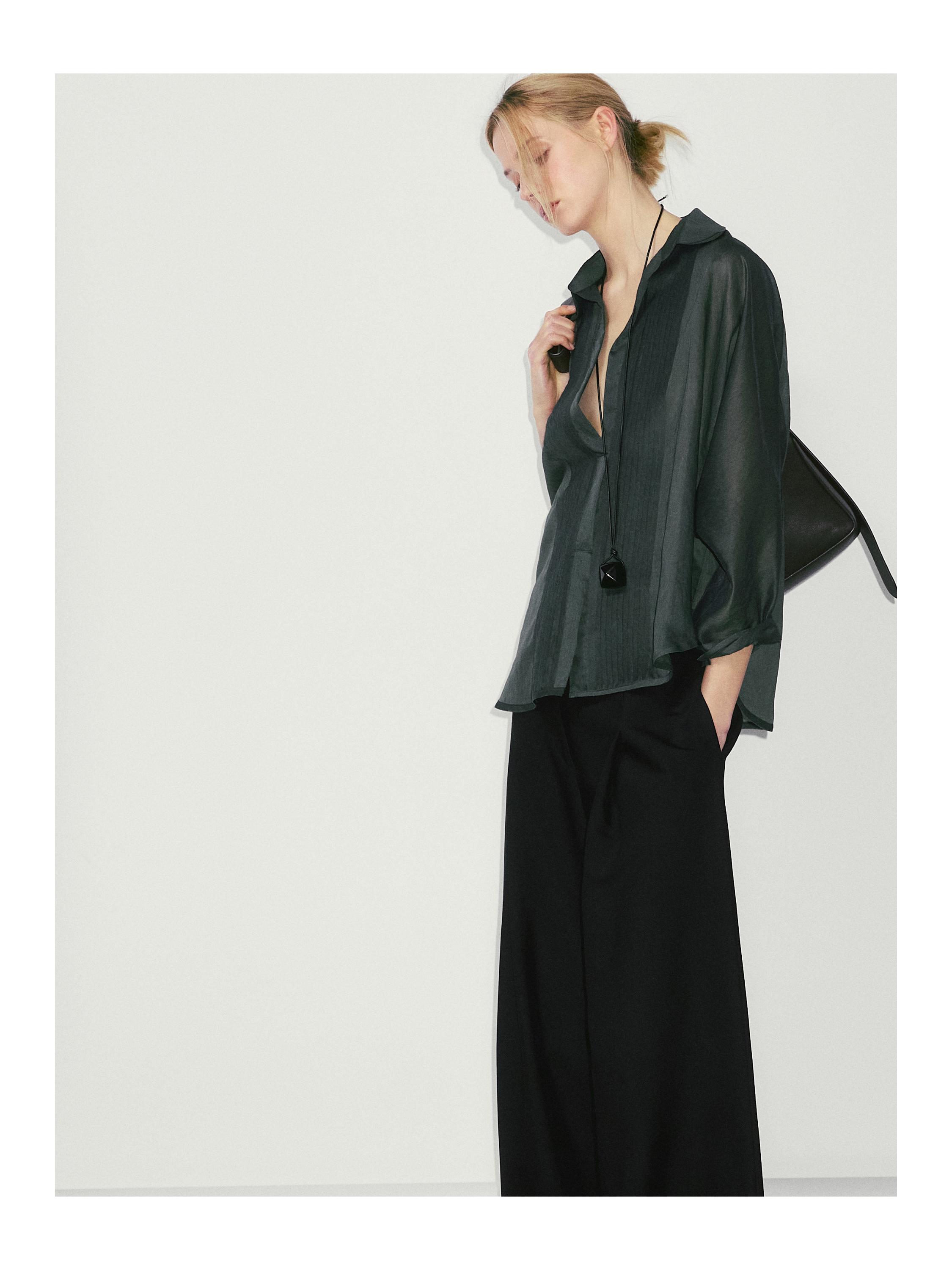 売れ筋商品|||マッシモ ドゥッティ シャツ レディース トップス LOOSE-FITTING WITH PINTUCK DETAILING - Blouse - dark green 05171871567-o6.jpg?ts=