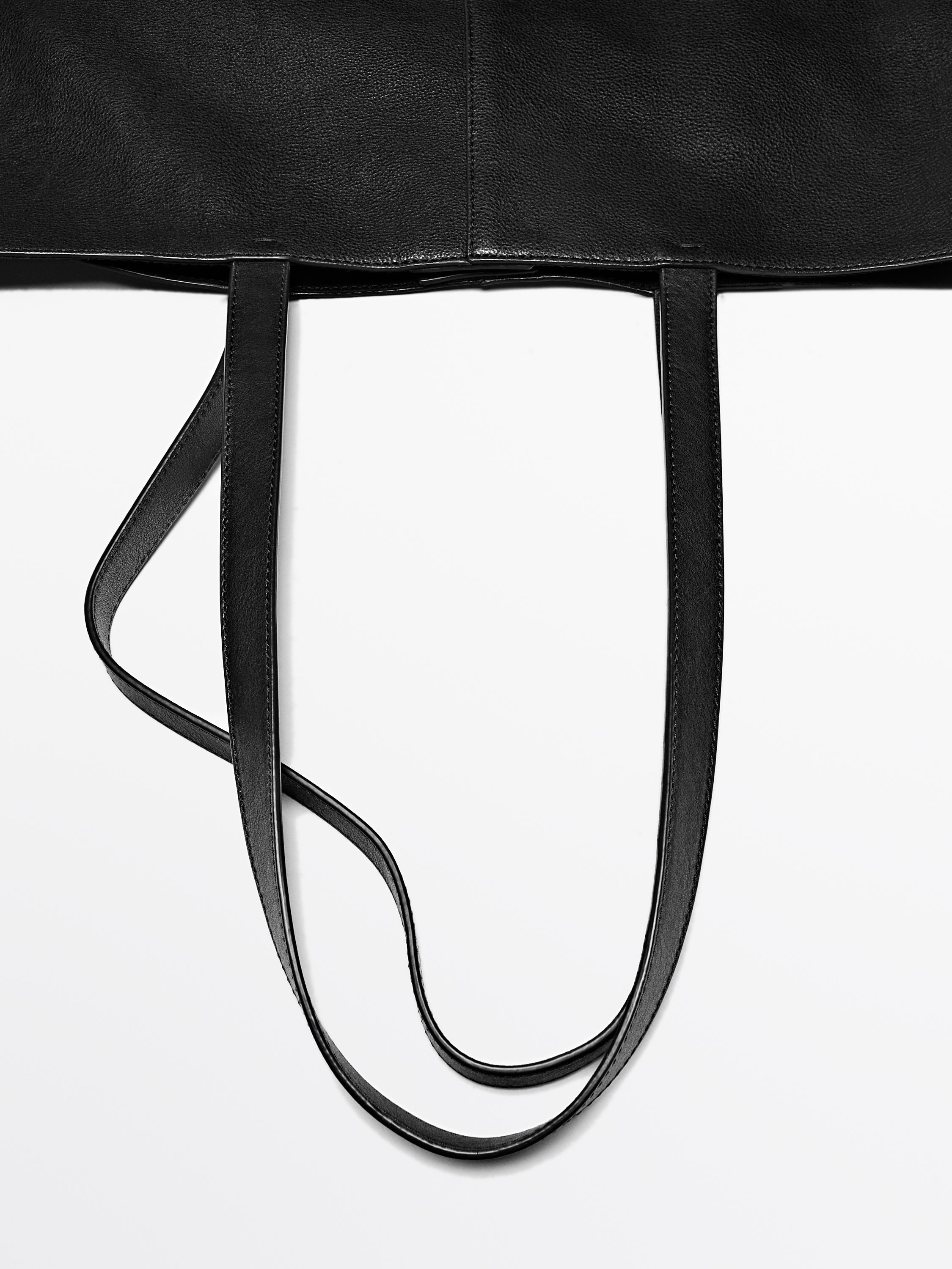 Nappa leather tote bag