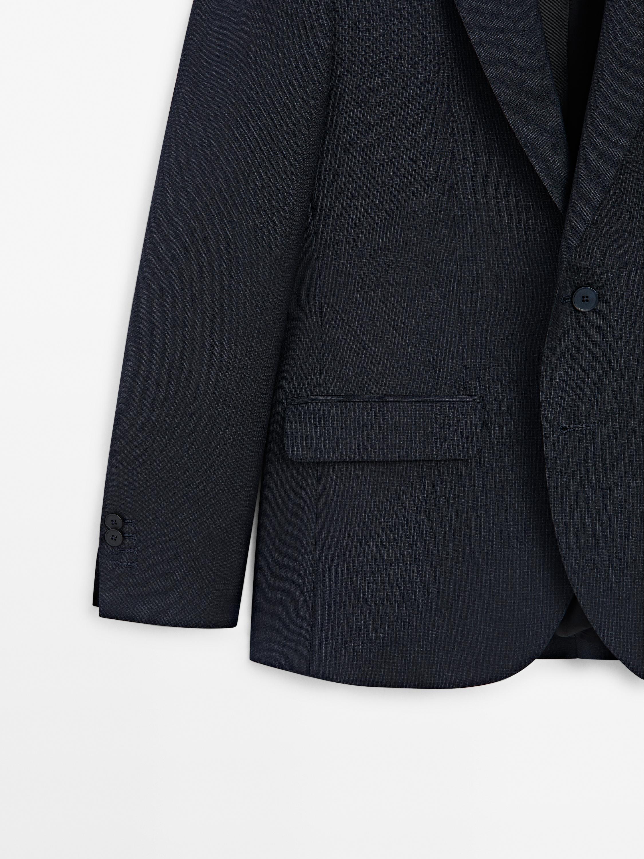 100% wool suit blazer