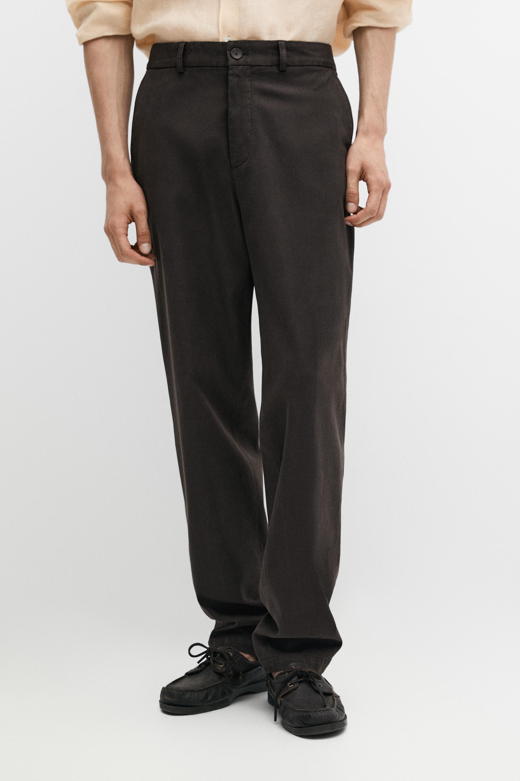 Jogger fit trousers — BROWN
