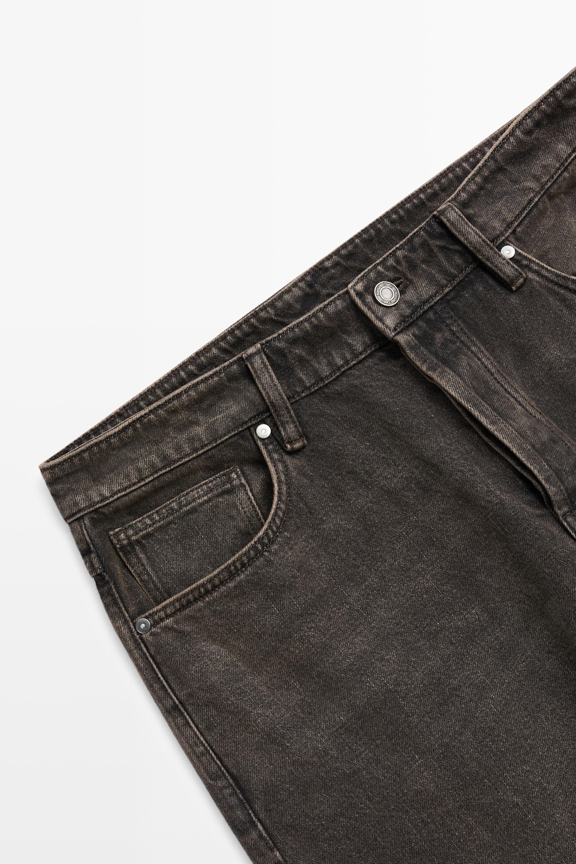 Massimo Dutti Wide fit jean görsel 4