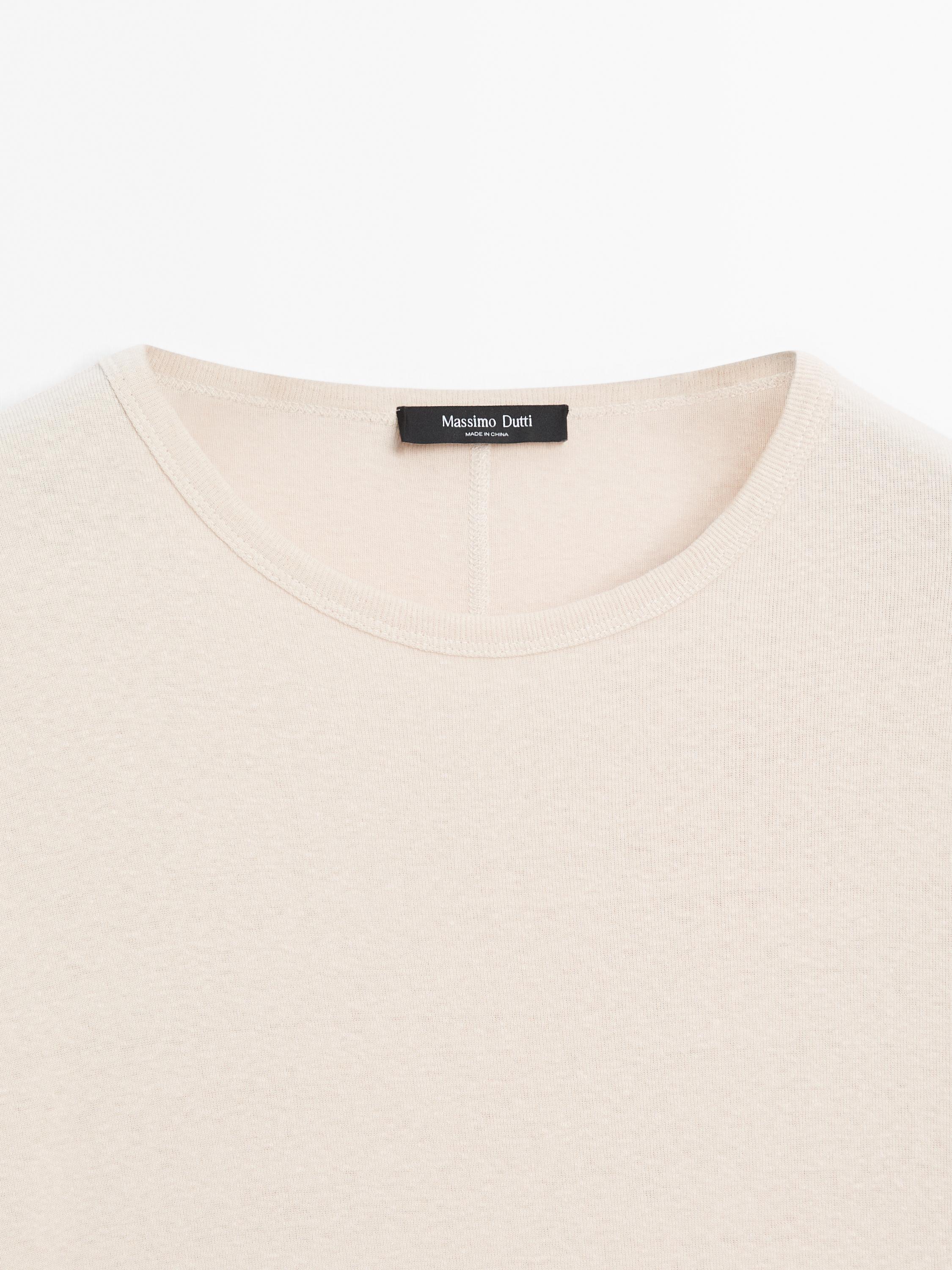 Faded 100% cotton T-shirt