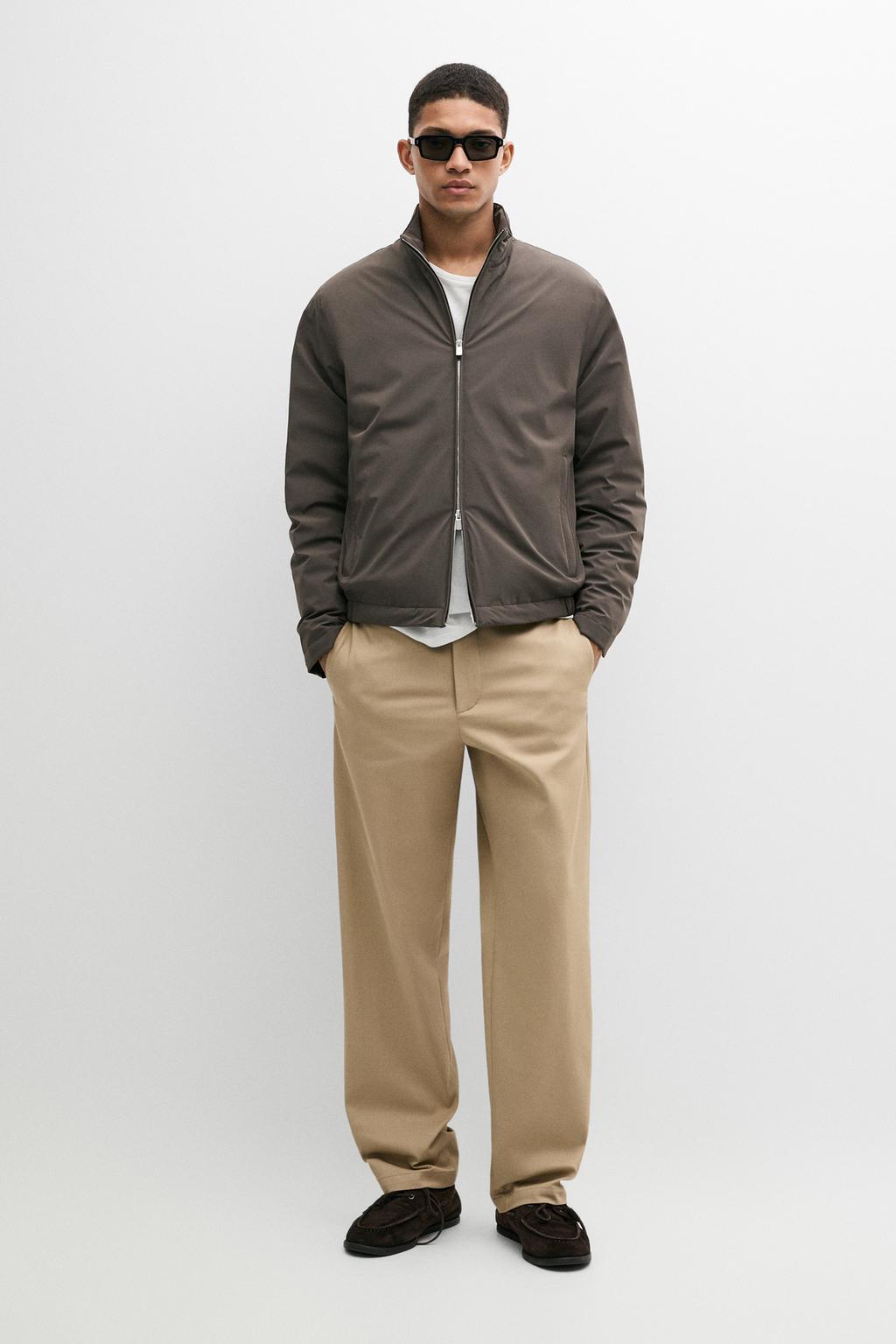 Massimo Dutti Yüngül kviltinq bomber gödəkçə