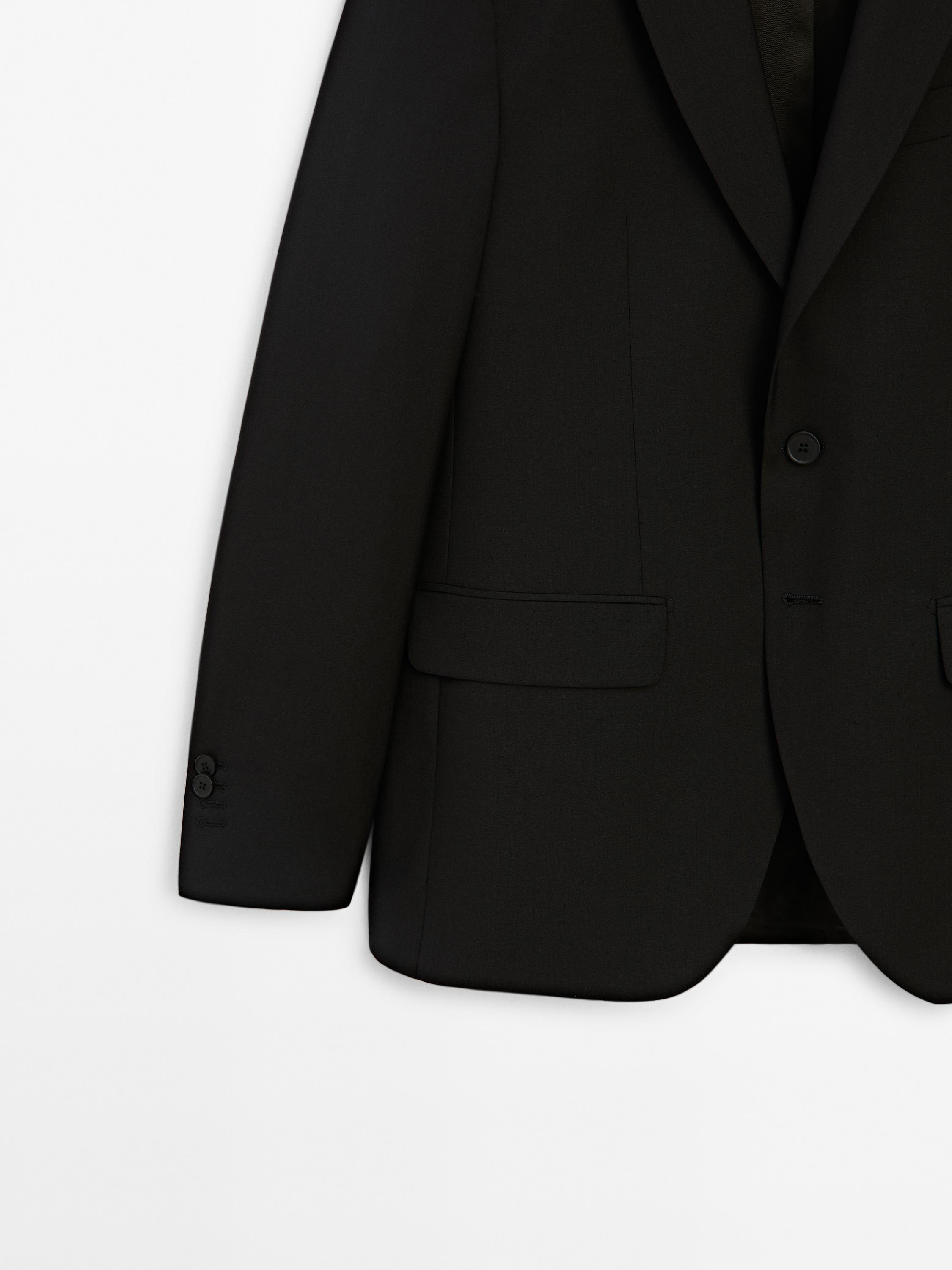 100% wool suit blazer