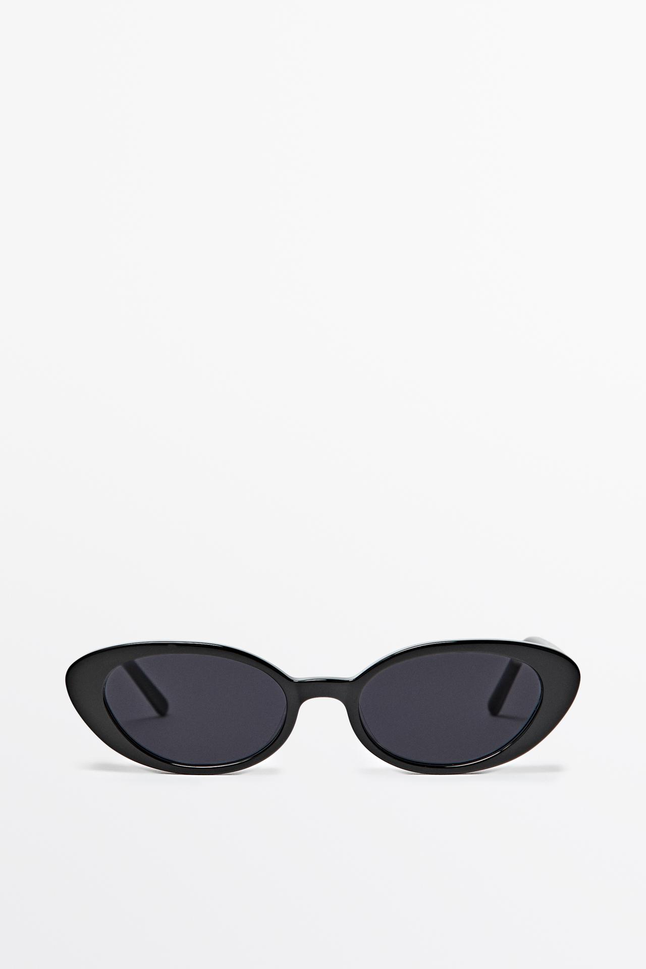 Narrow sunglasses — BLACK