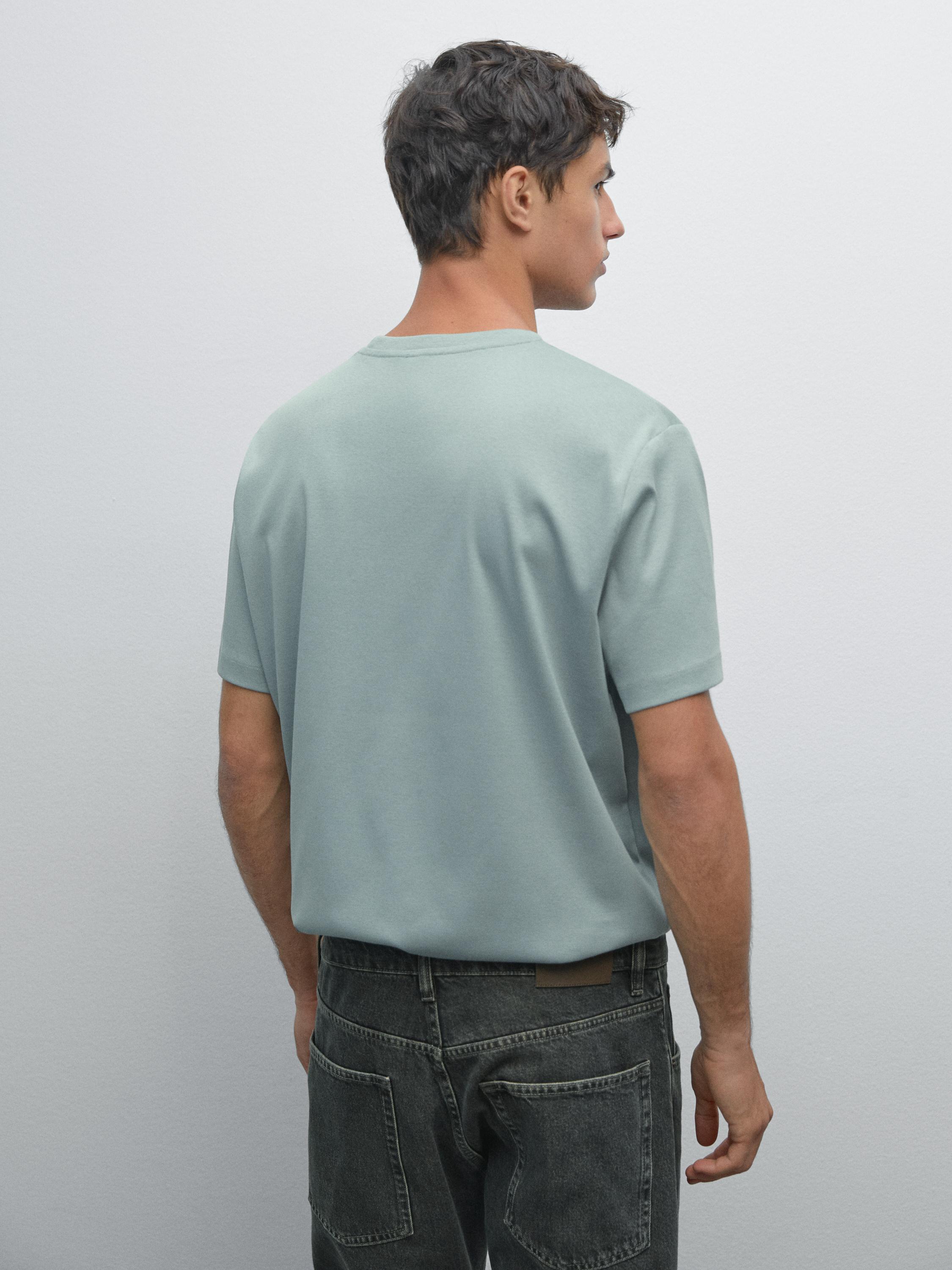 100% mercerised cotton T-shirt