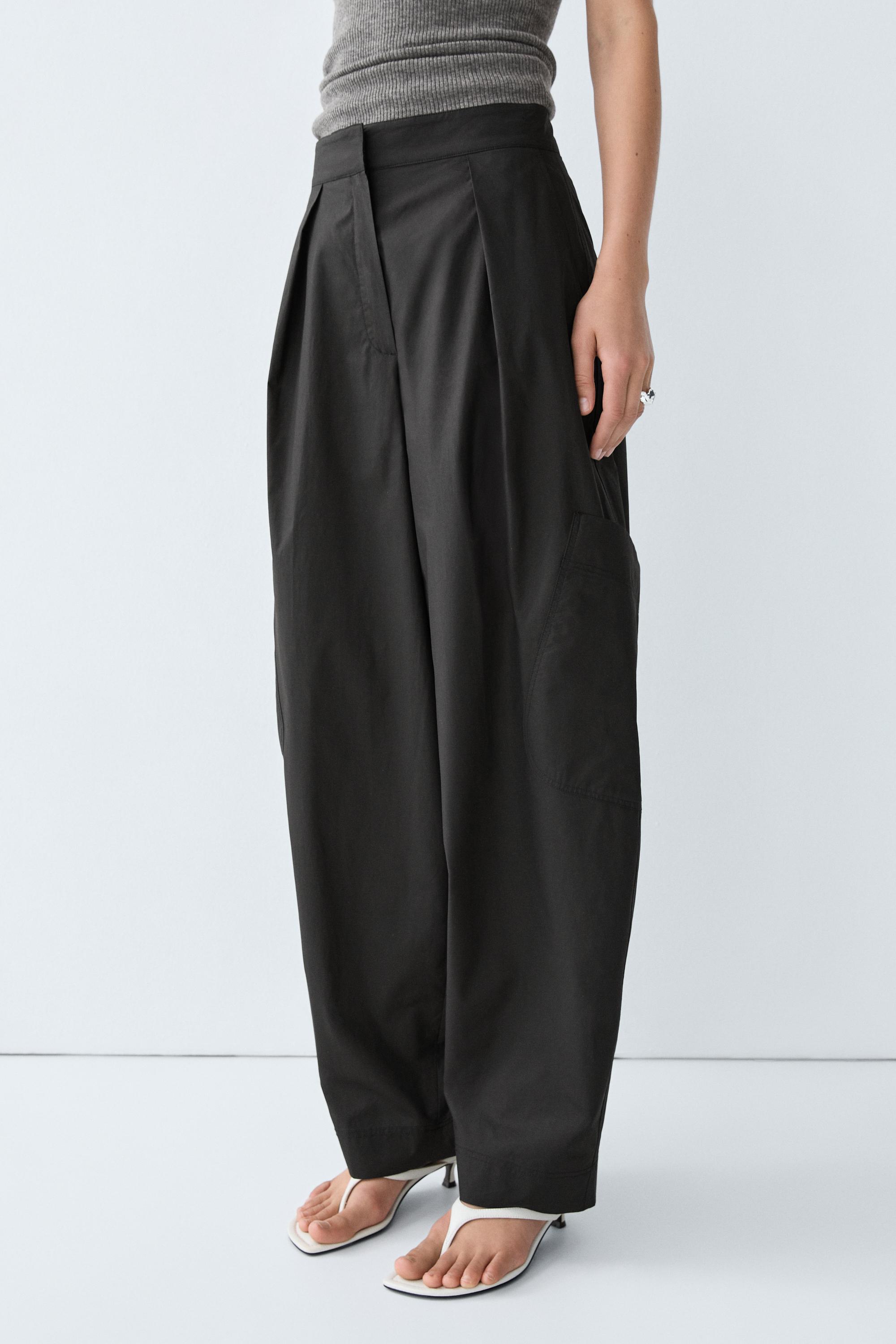 Pantalón barrel fit cargo