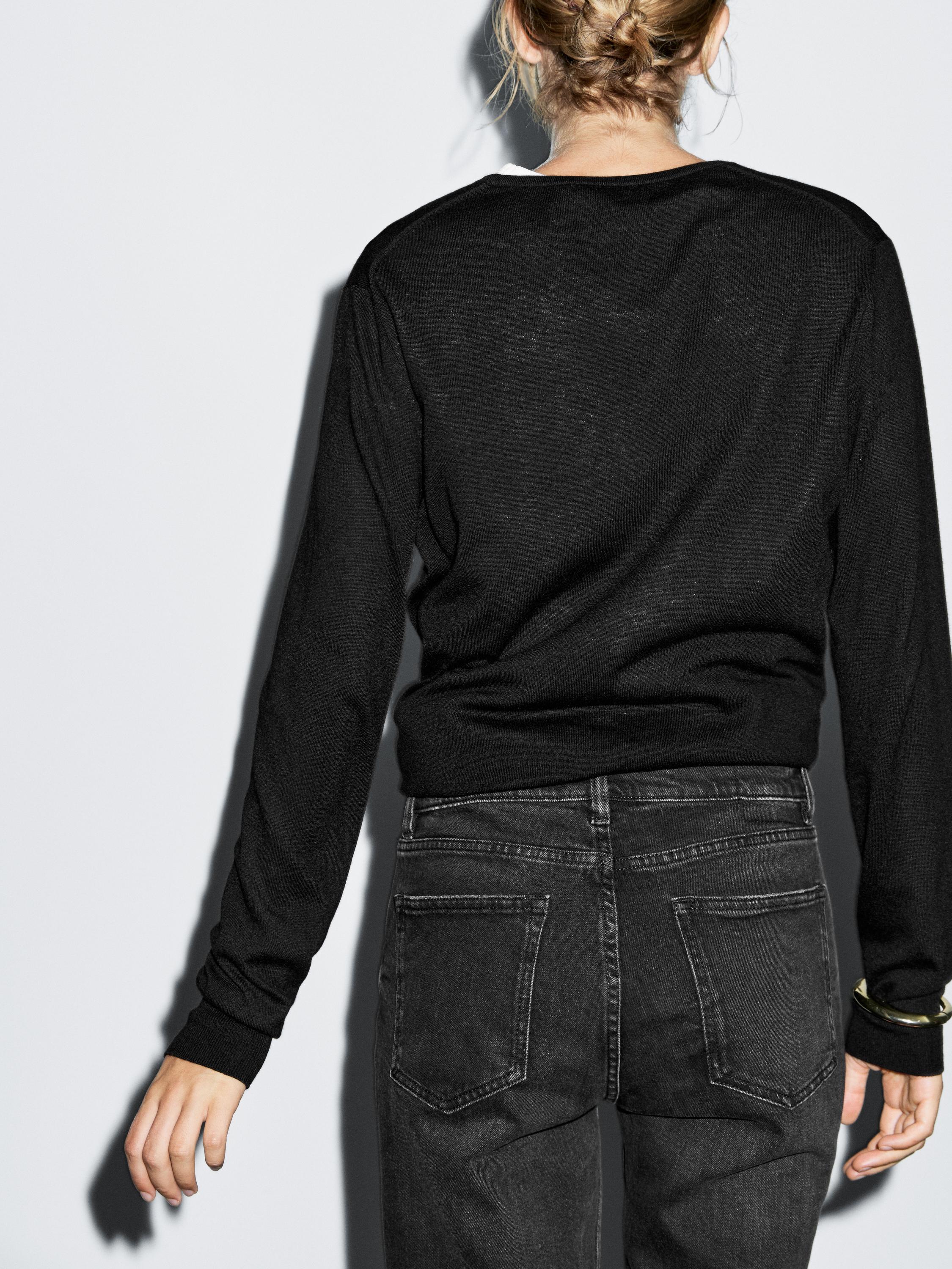 Jean slim cropped mid-rise