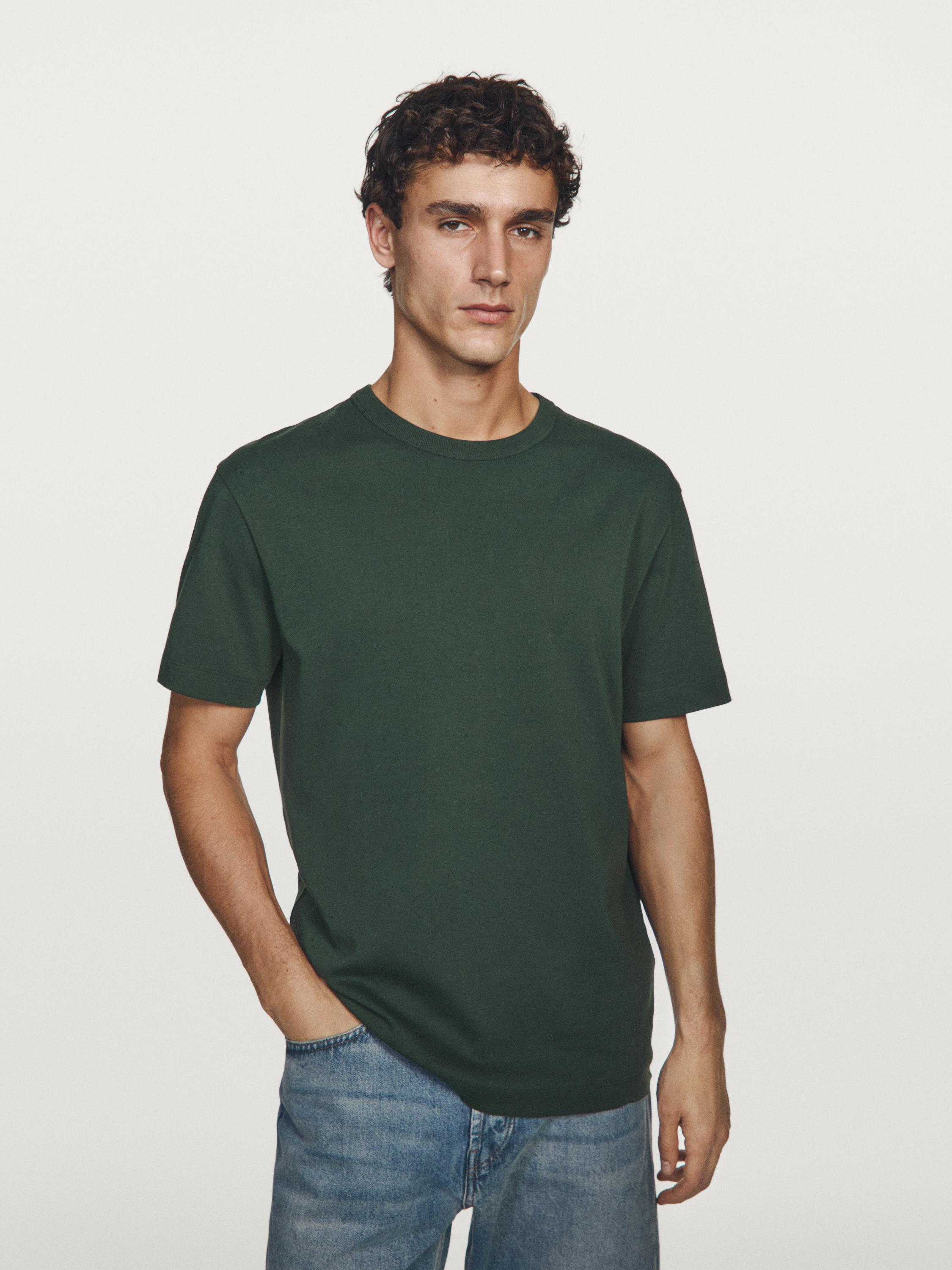 100% cotton short-sleeve T-shirt — BOTTLE