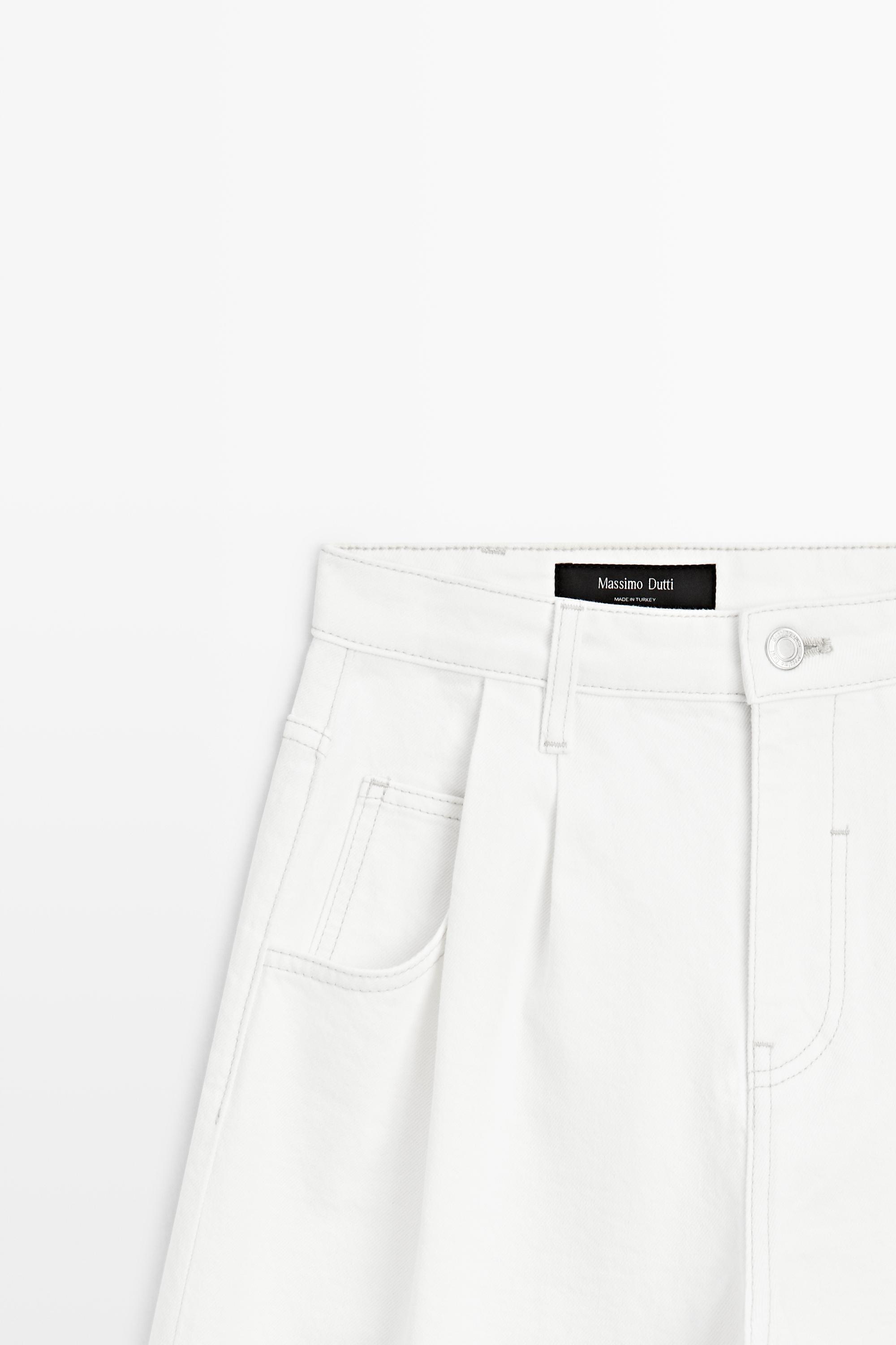 Barrel fit darted pants
