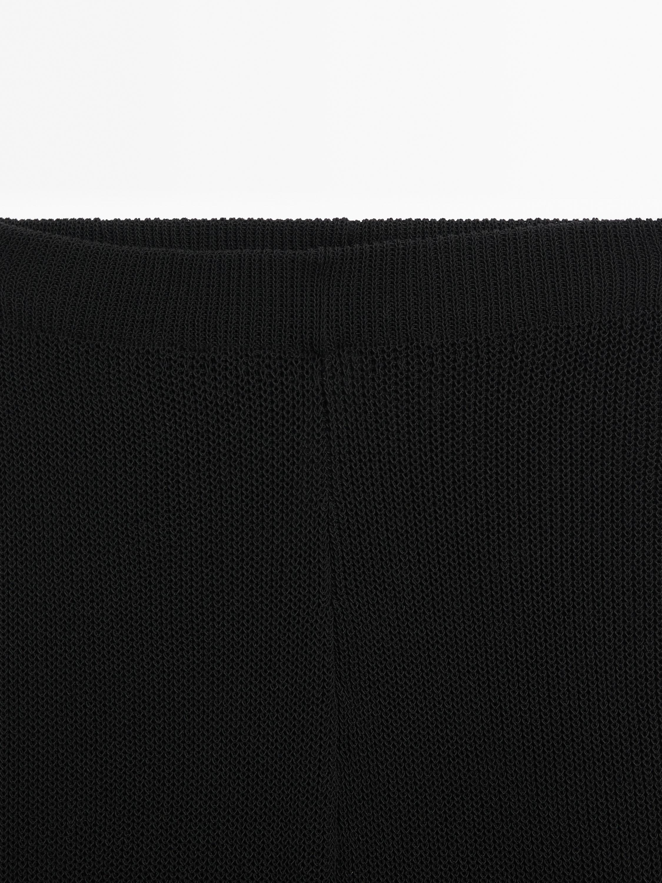 Flowing knit co-ord trousers