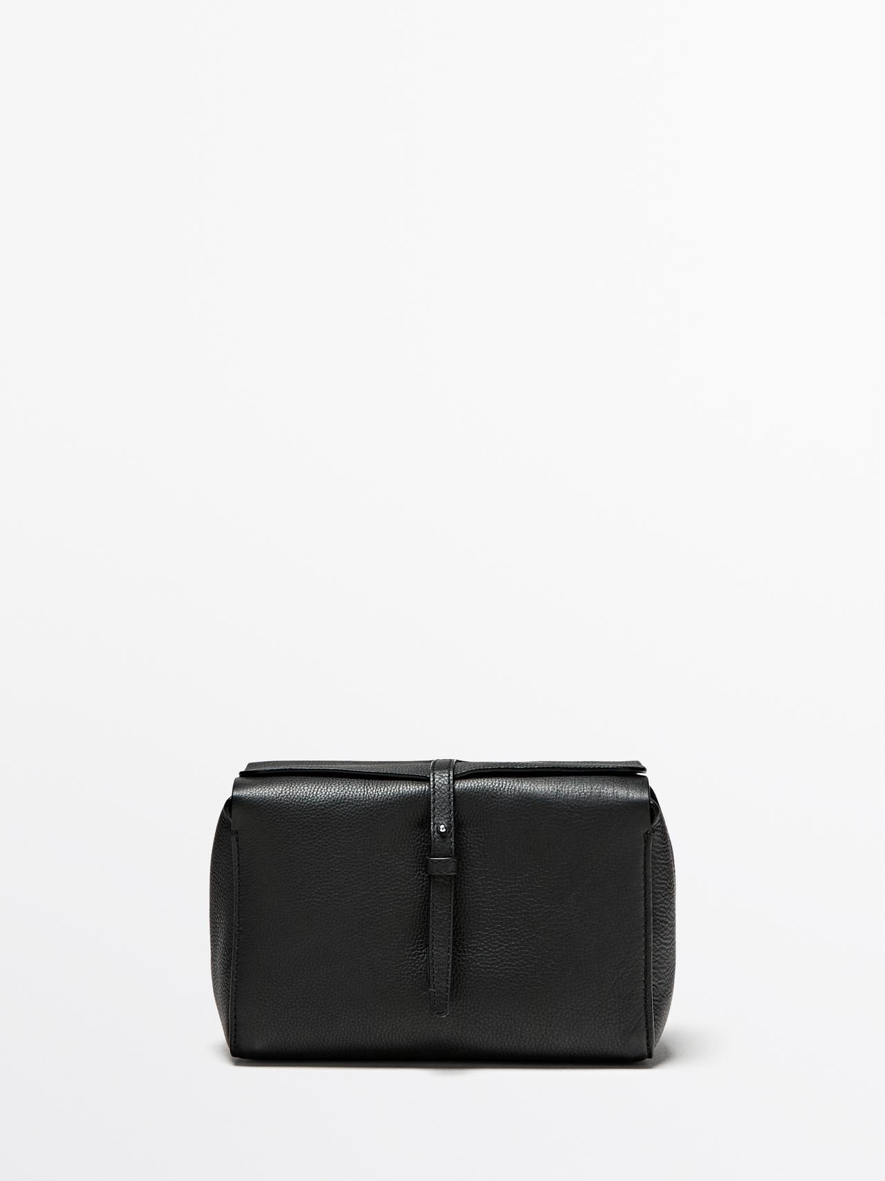 Trousse En Cuir Nappa - Noir - 01 - Massimo Dutti - Homme