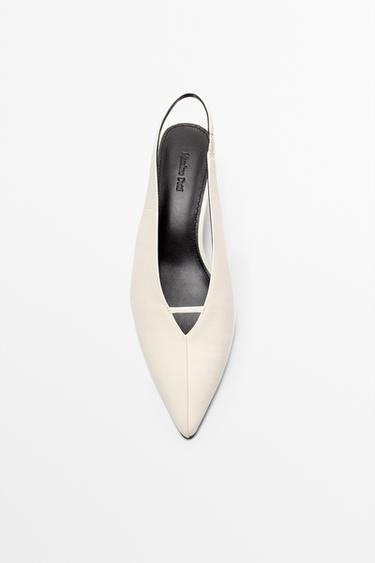 Slingback heels — WHITE 5