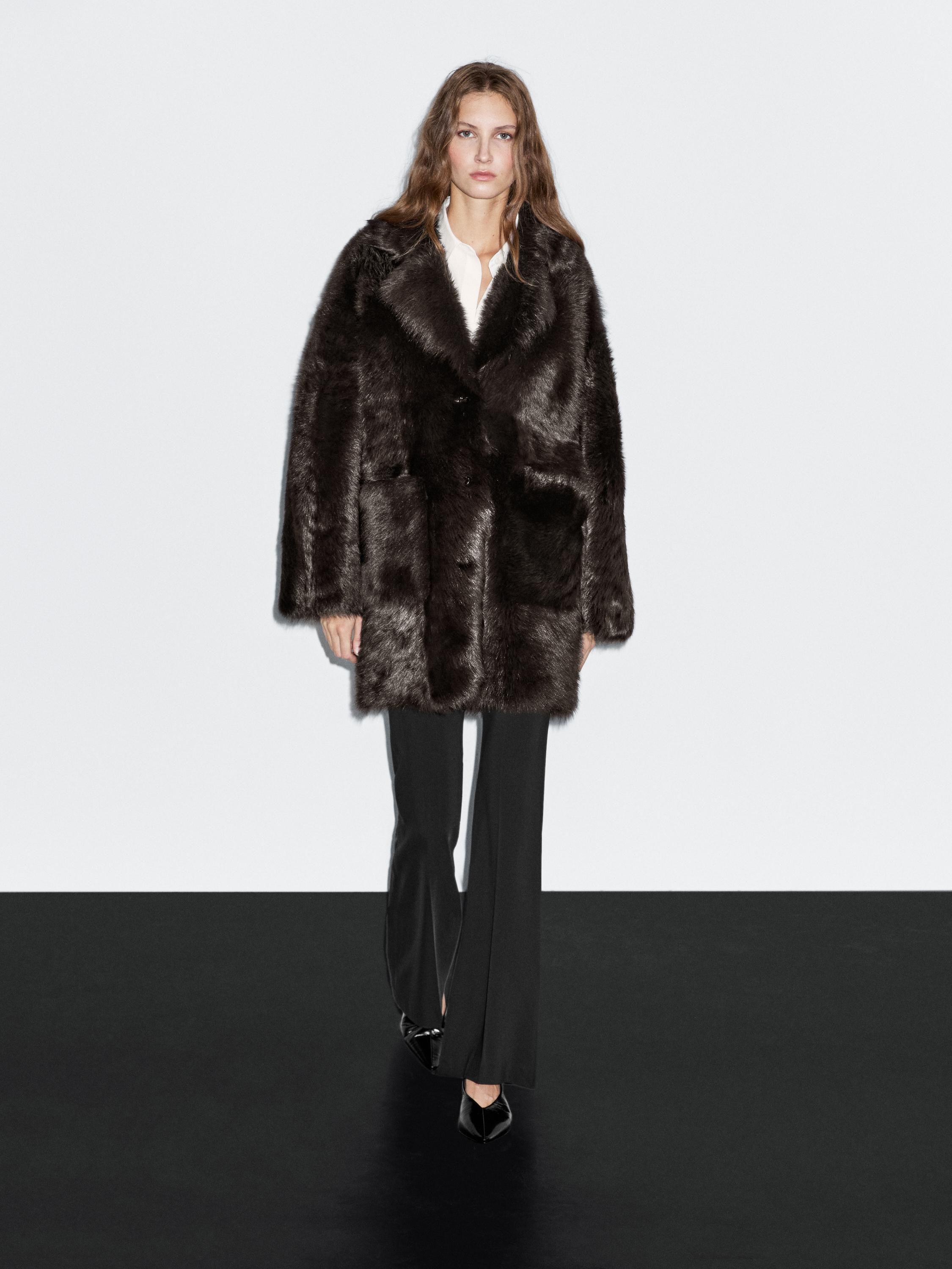 Long Tuscan leather coat