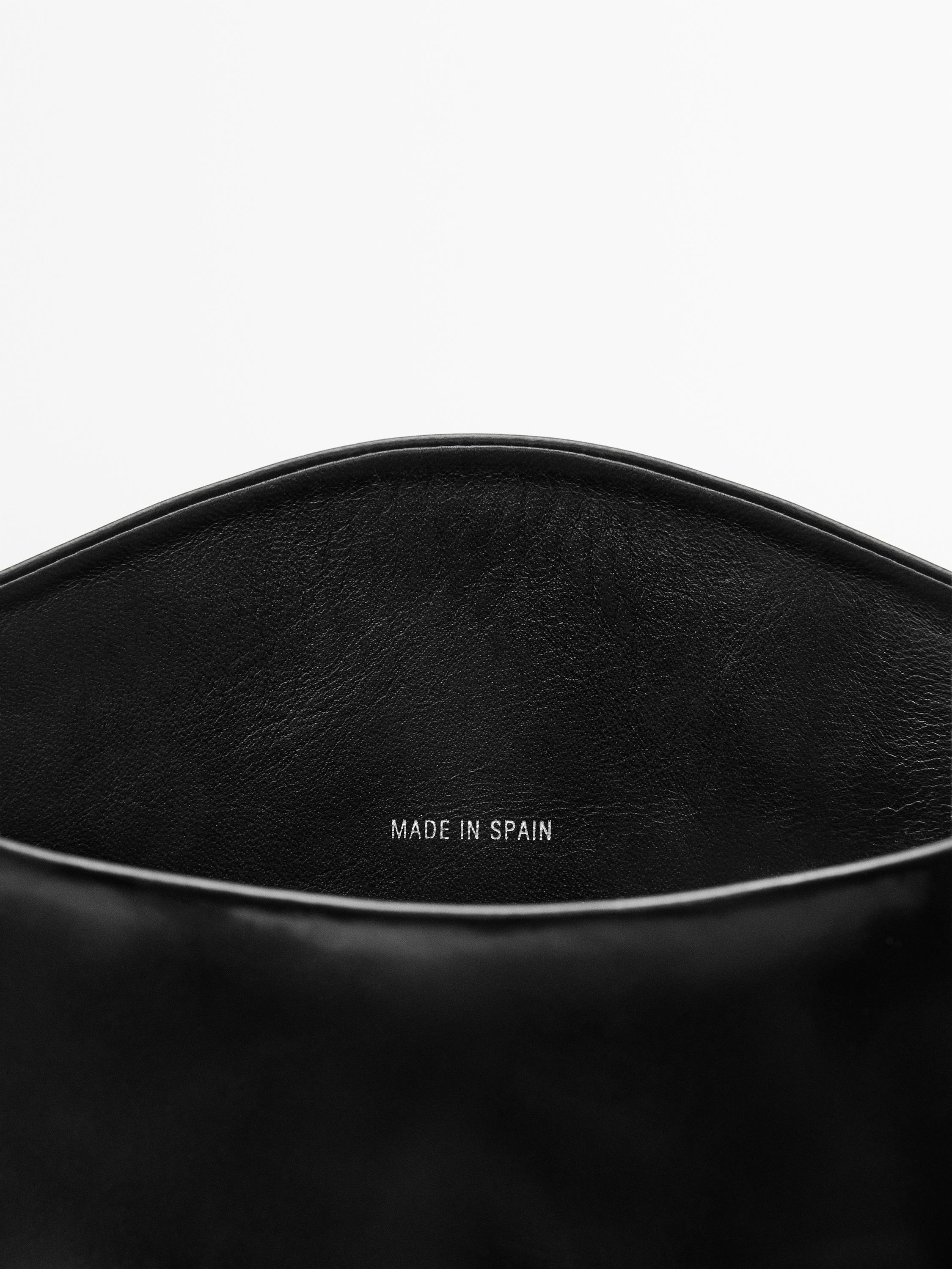 Leather riding boots - Made in Spain — BLACK