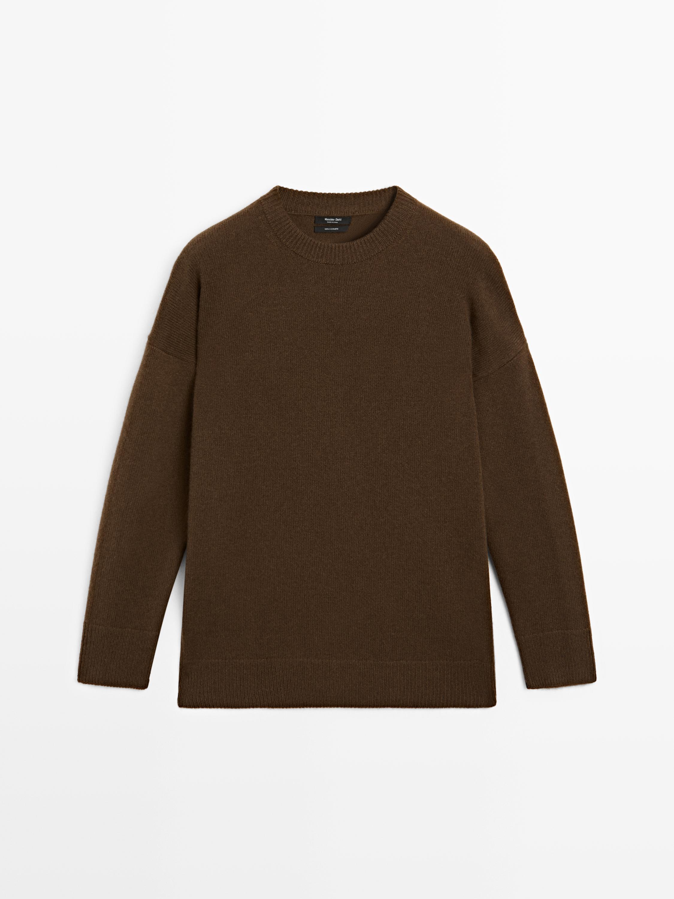 100%喀什米爾山羊絨寬鬆版針織衫