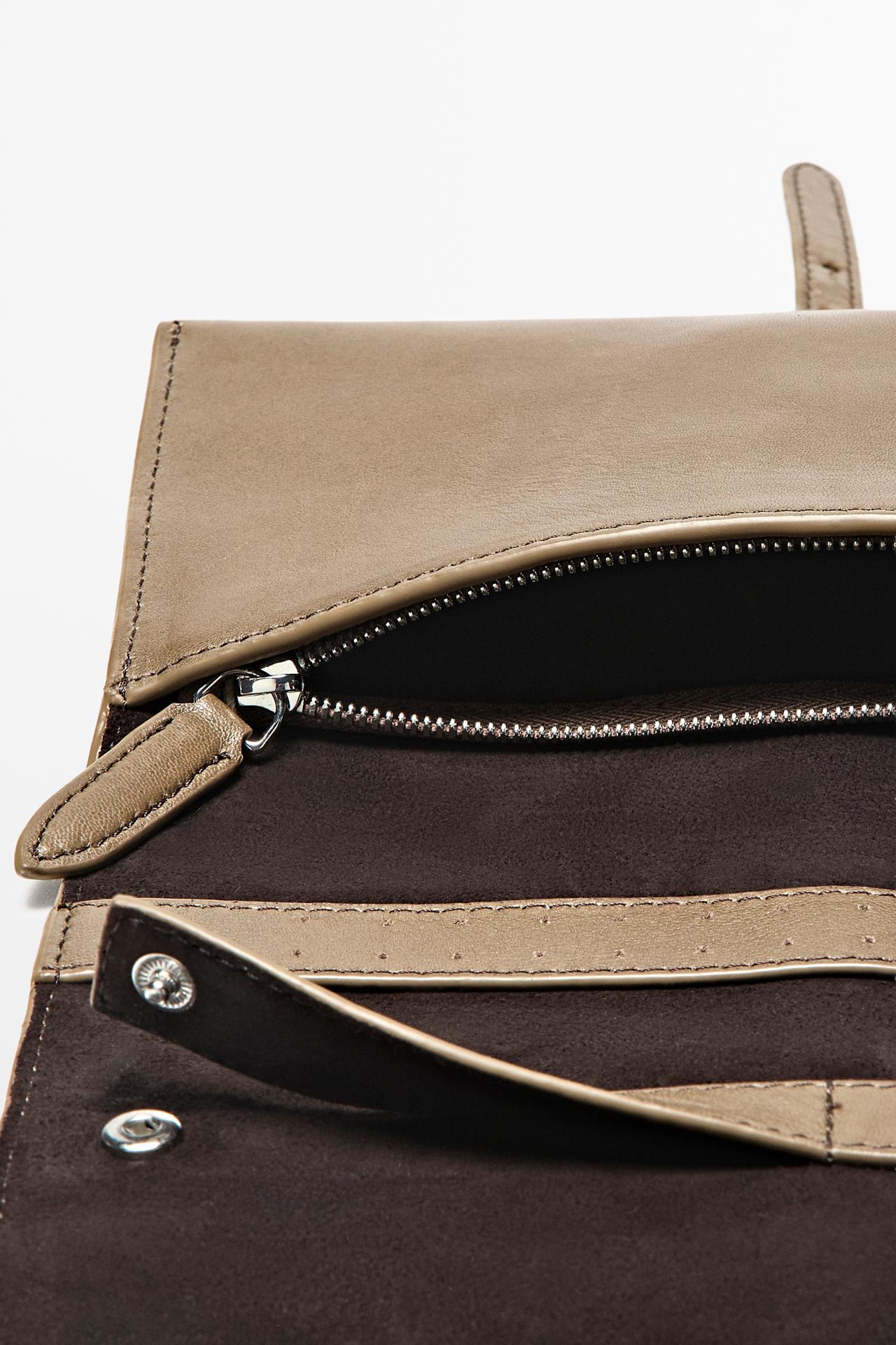 Nappa leather jewelry case — MOLE BROWN