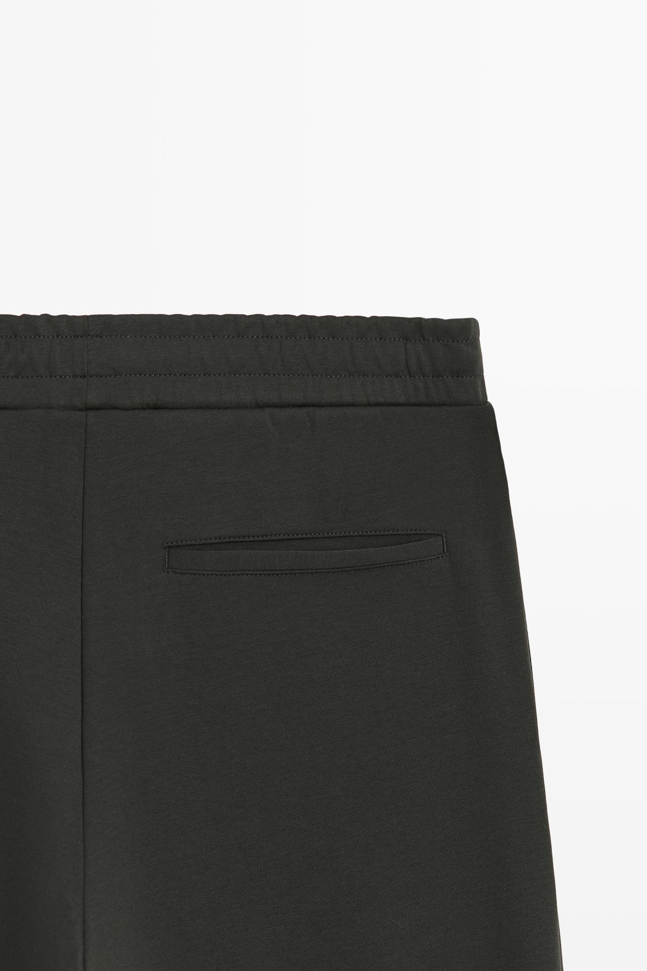 Jogger Fit Total Look Pants — DARK GREEN