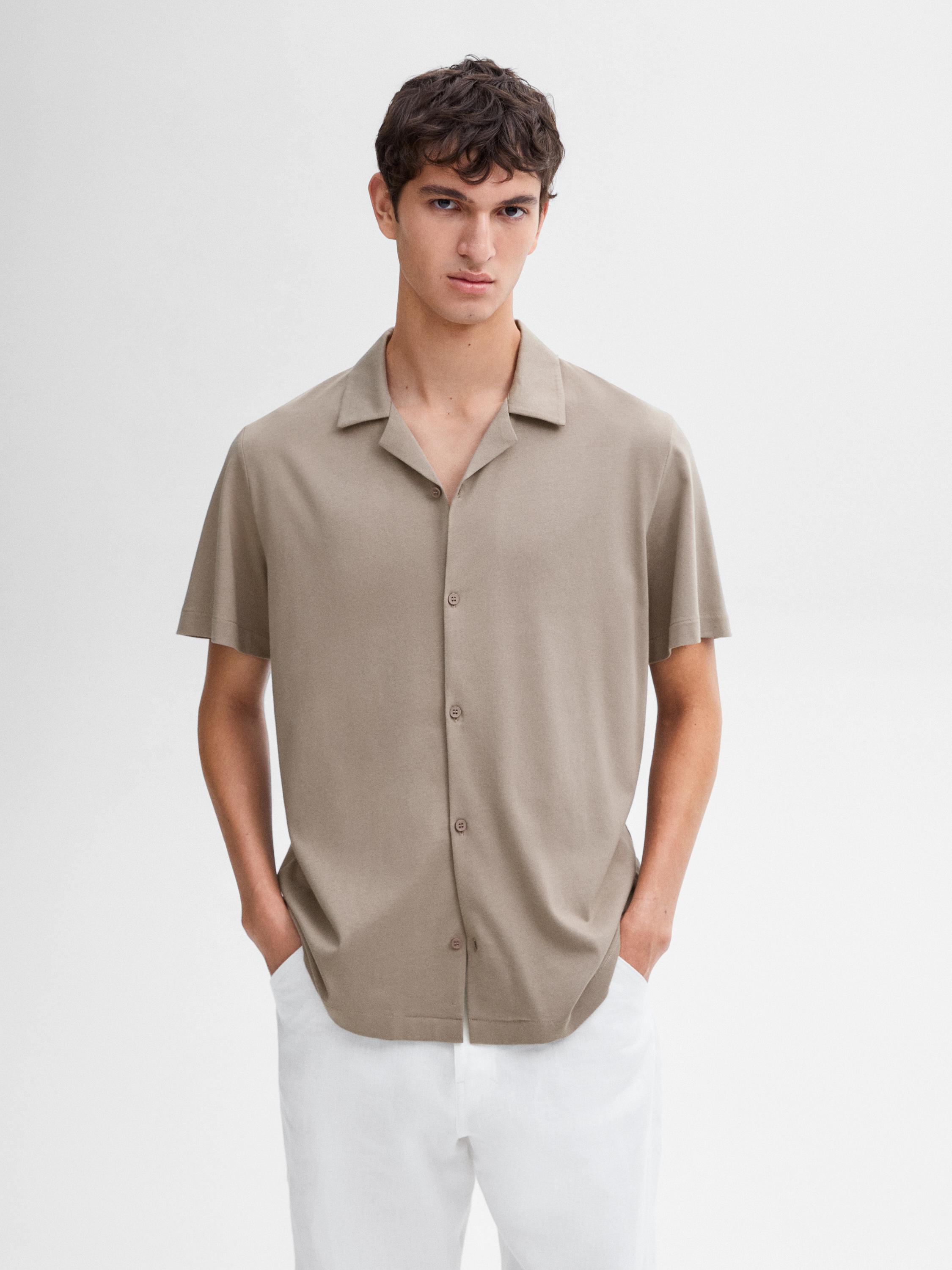 Massimo dutti hombre polos manga corta on sale