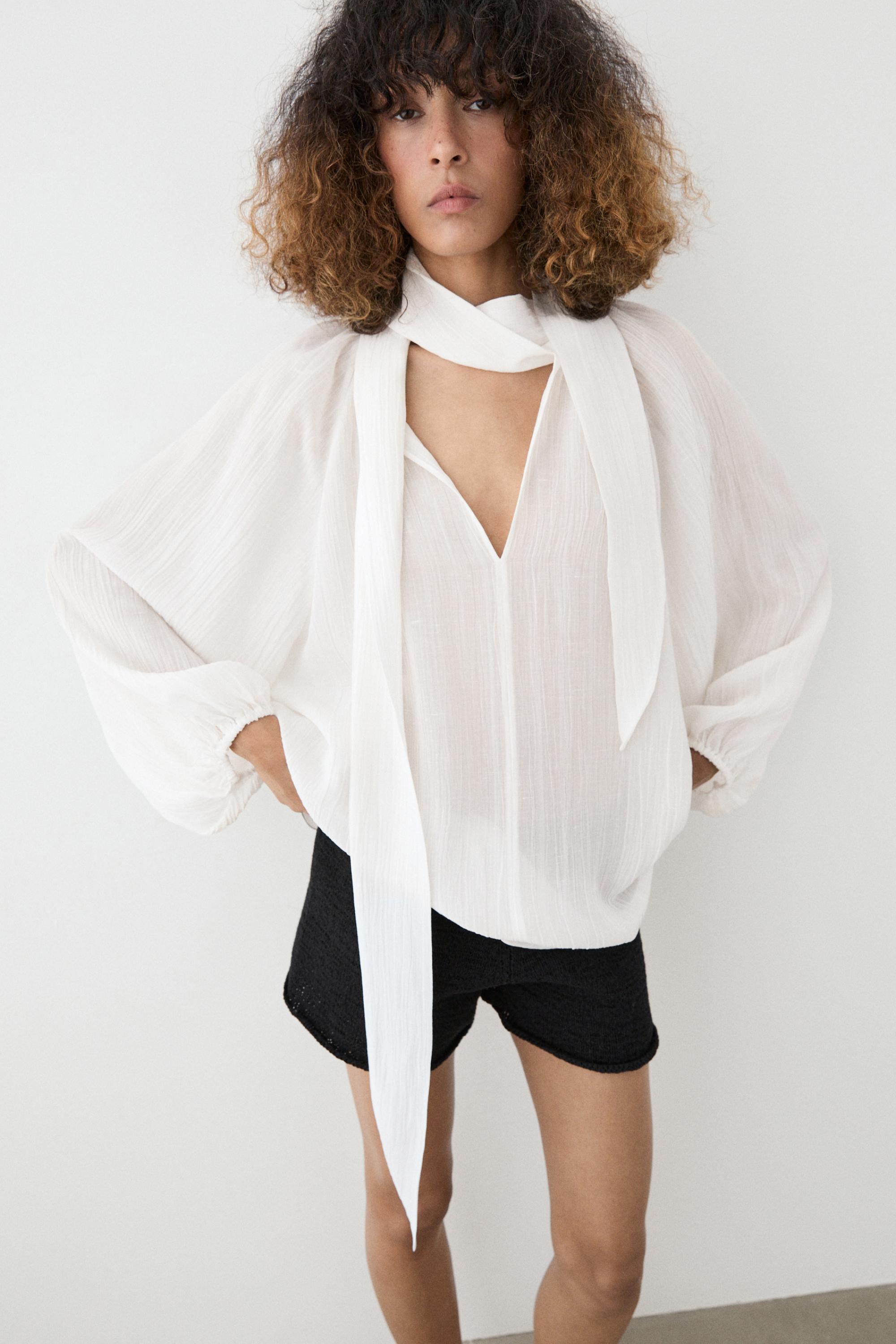 Short cotton blend knit Bermuda shorts — BLACK