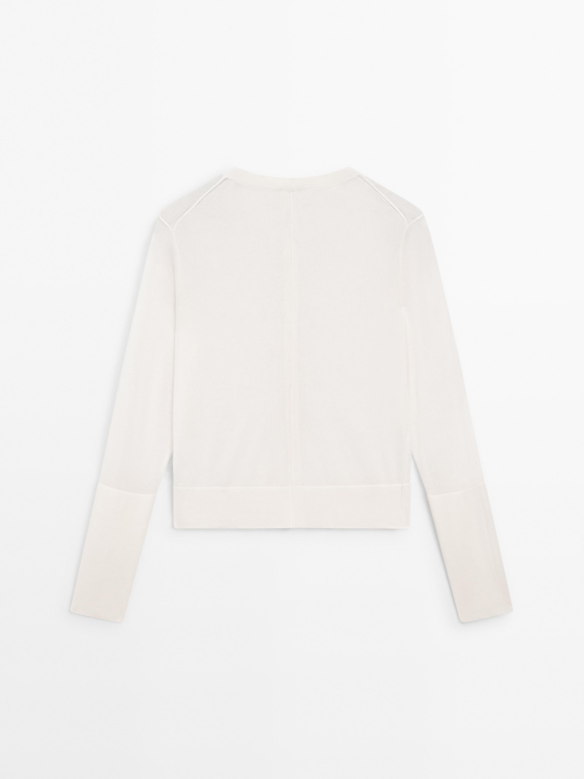 Fine cotton blend cardigan - Studio