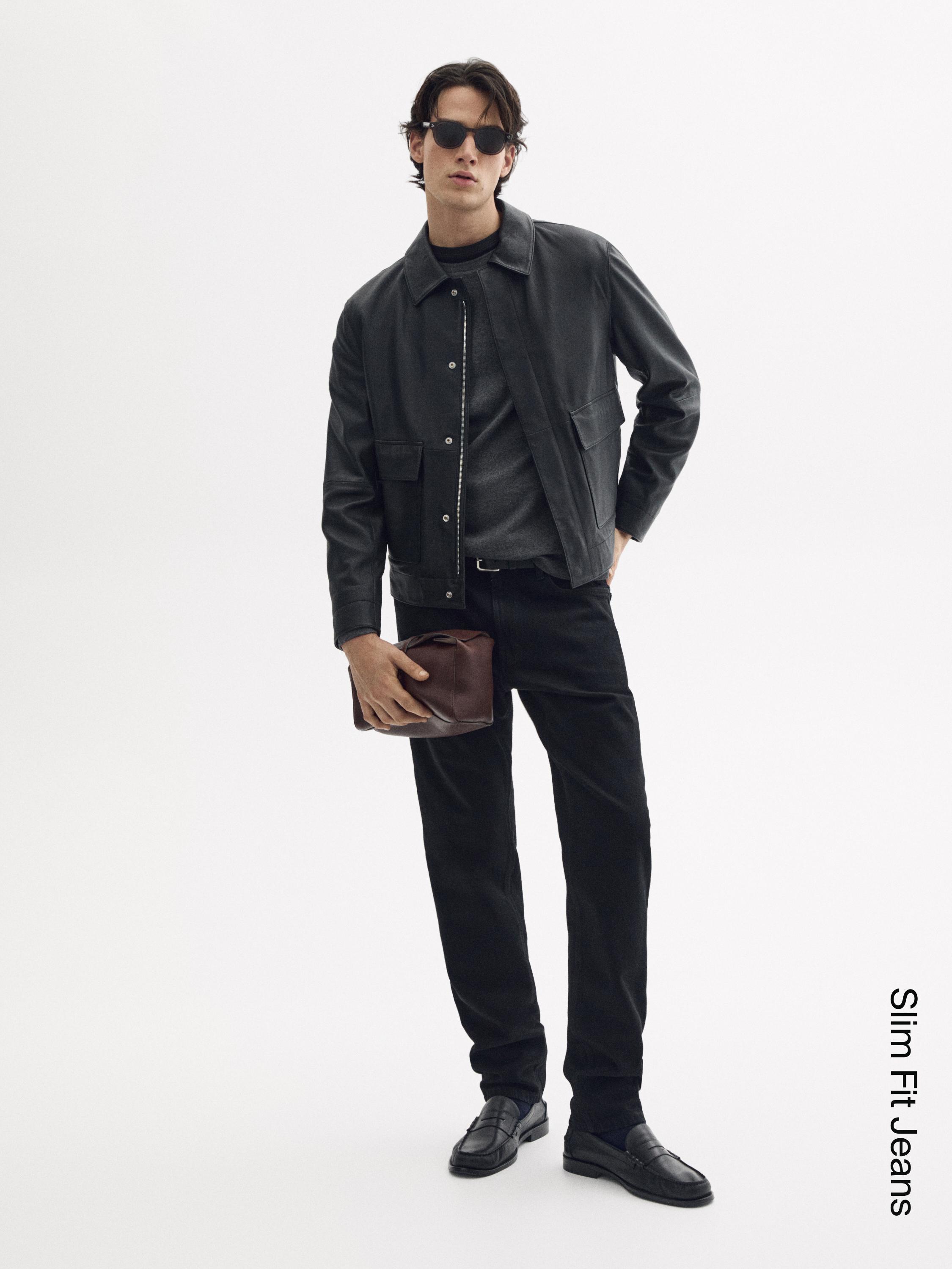 Slim fit jeans — BLACK