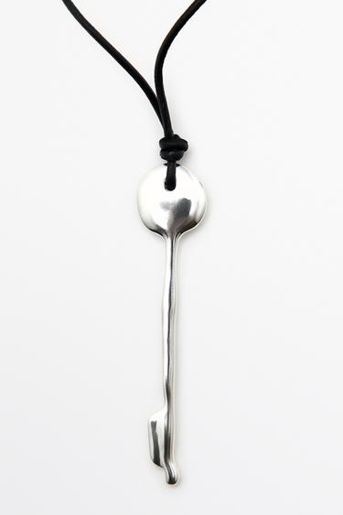 Key pendant necklace — SILVER 3