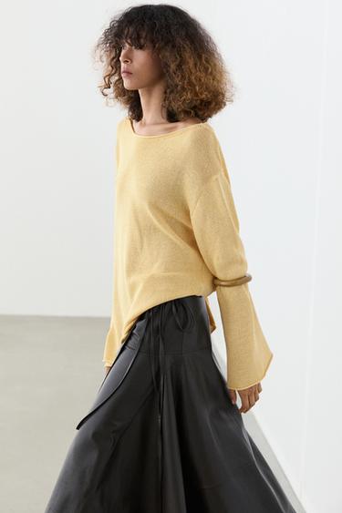 100% mercerised cotton sweater — GOLDEN 5
