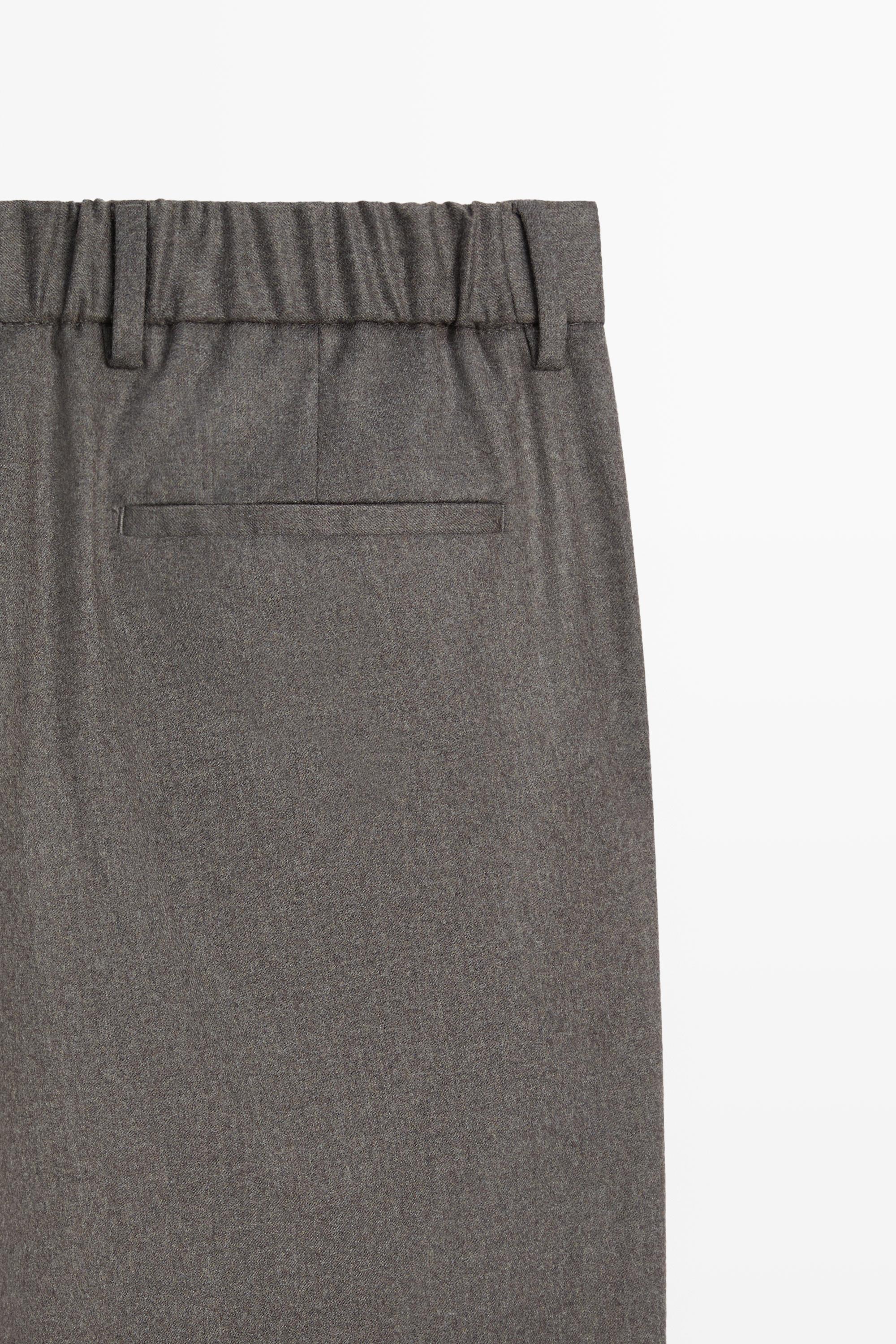 100% Wool Suit Pants — MINK