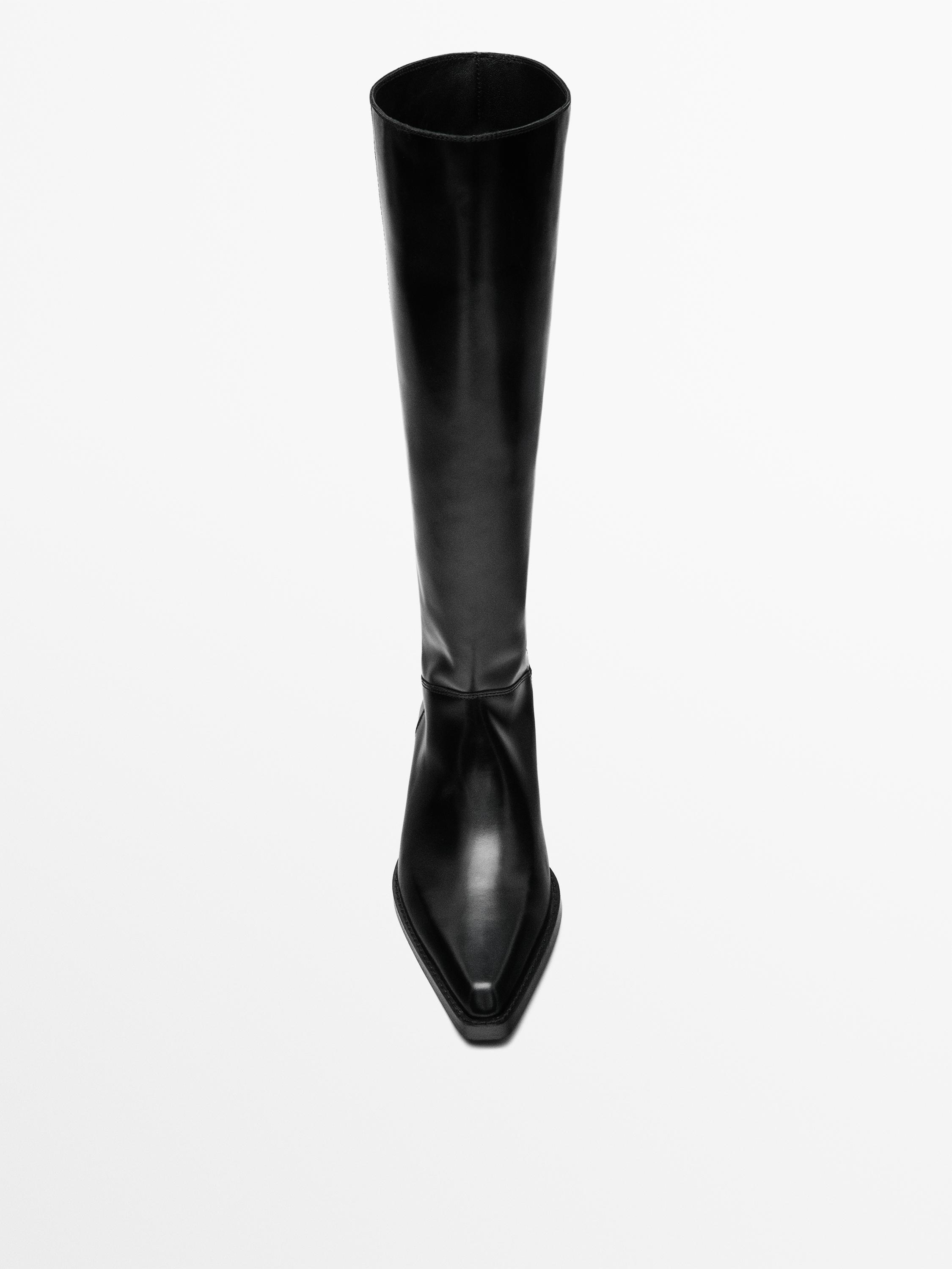 Bottes cowboy en cuir