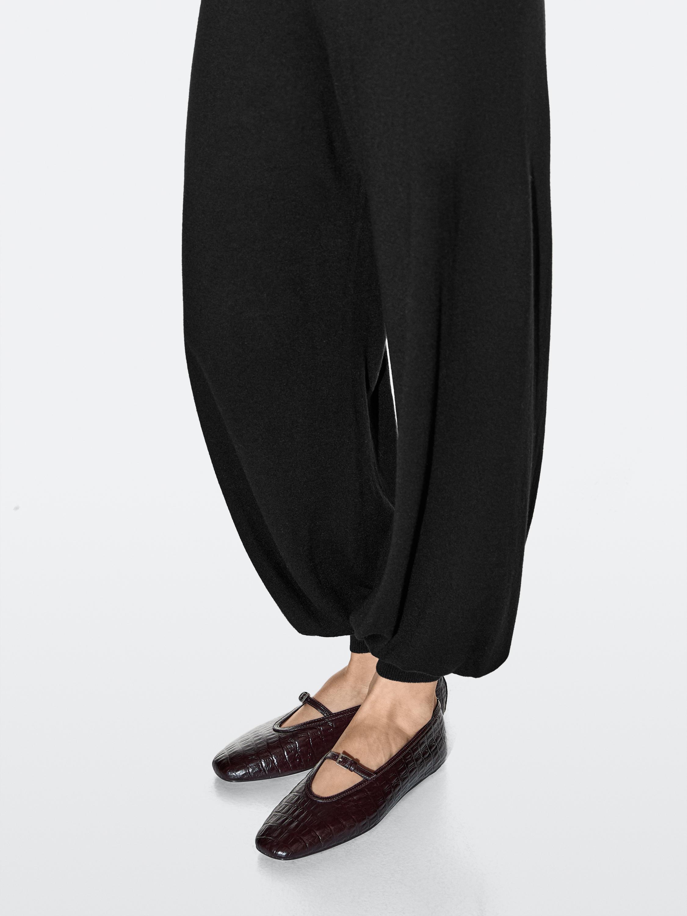 Soft mock croc leather ballet flats · Brown · Balletâ Flats