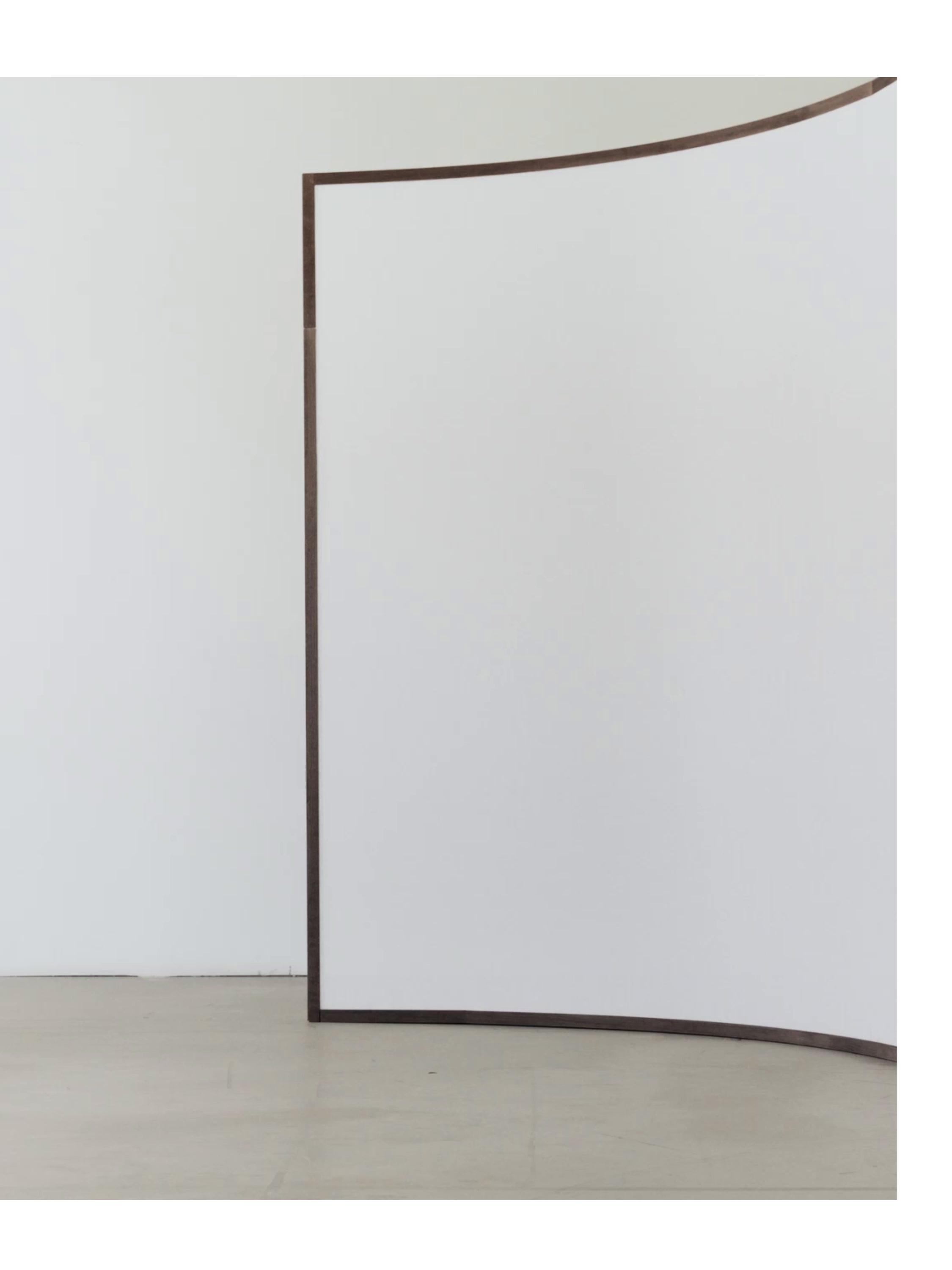 Striped flowing shirt with stand collar