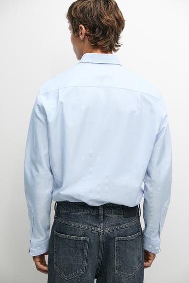 Regular fit striped Oxford shirt — DEEP BLUE 5
