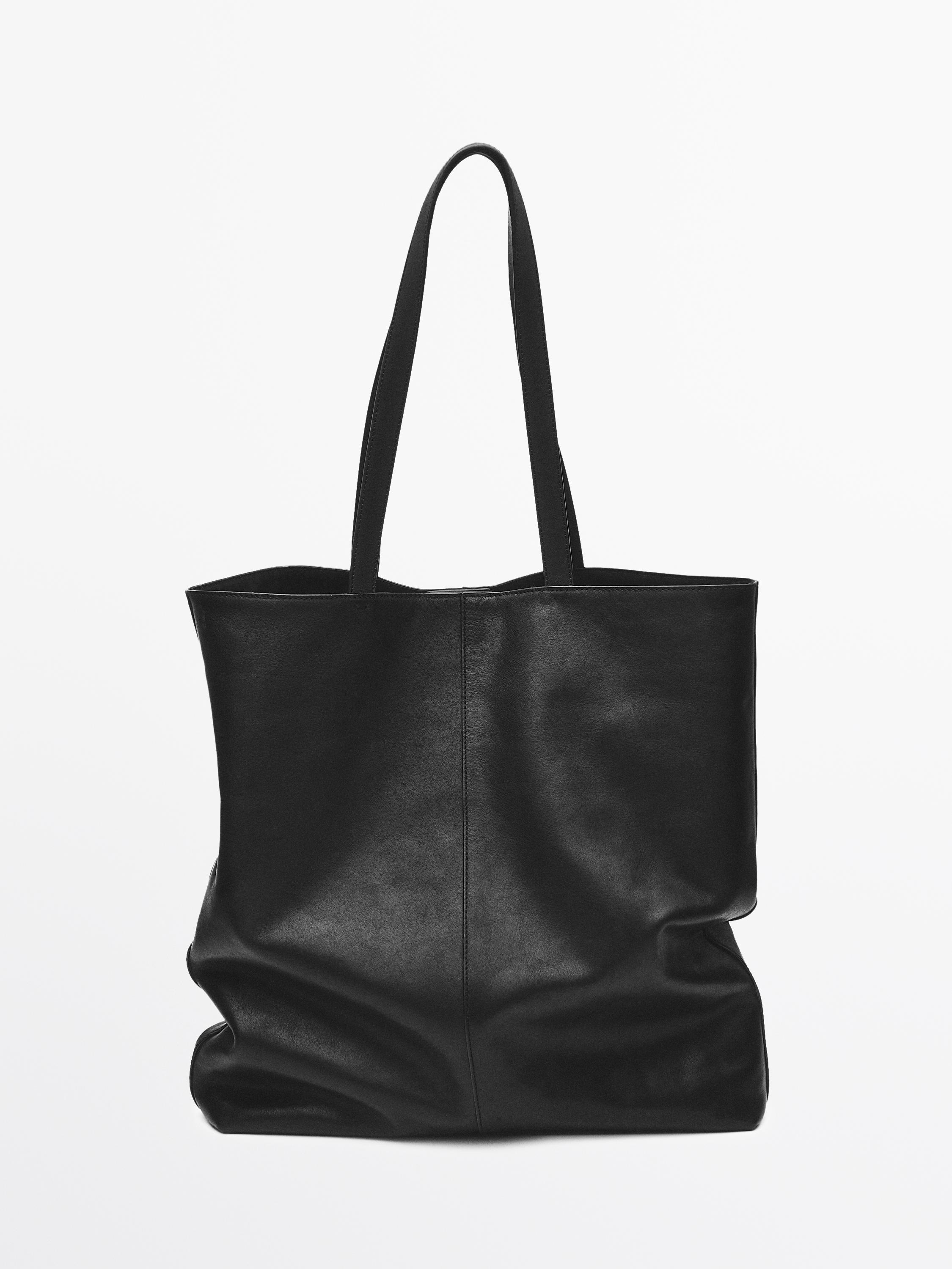 Nappa leather tote bag