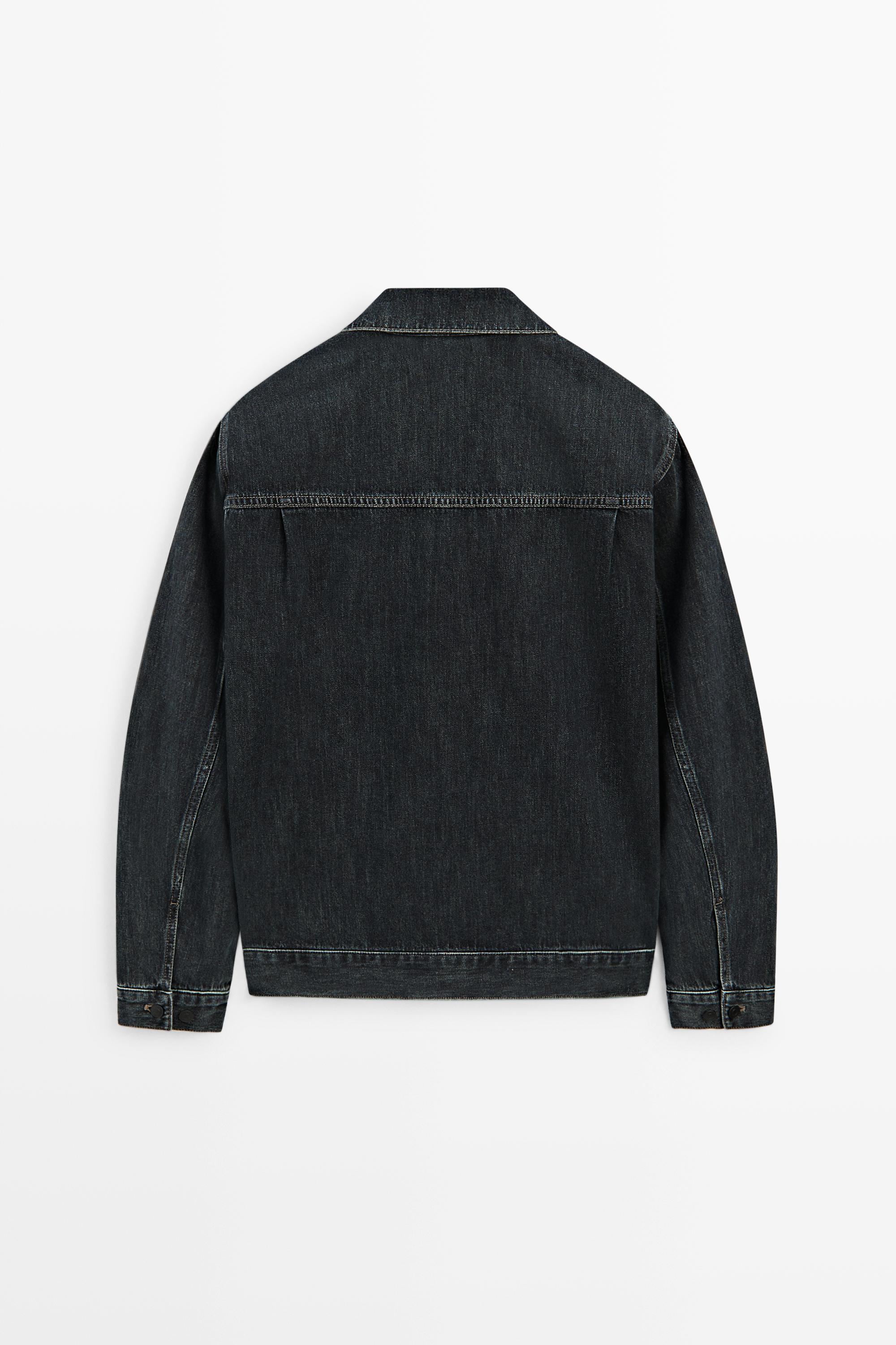 Regular Fit Cotton Denim Jacket — INDIGO