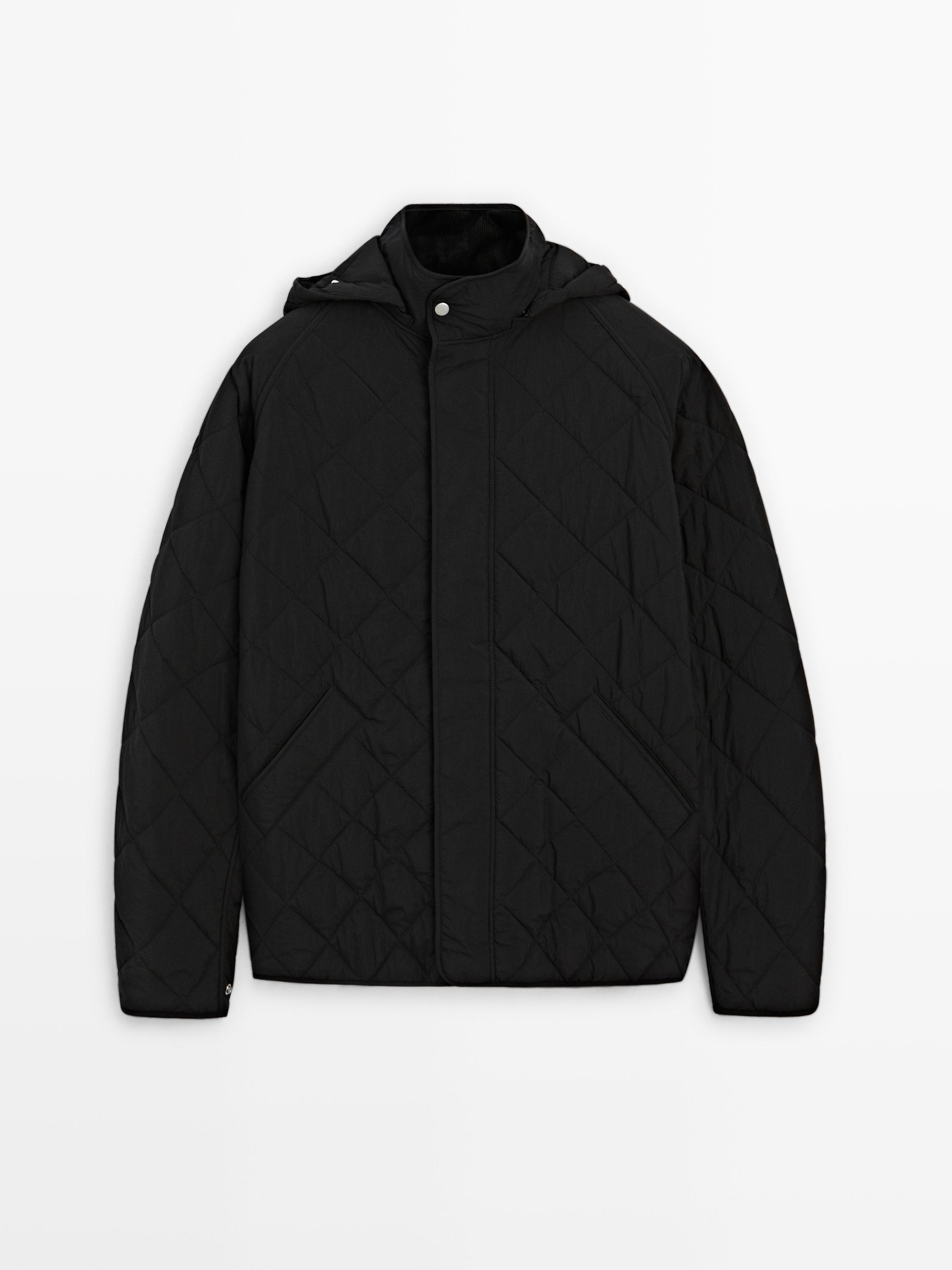 Water-repellent quilted jacket
