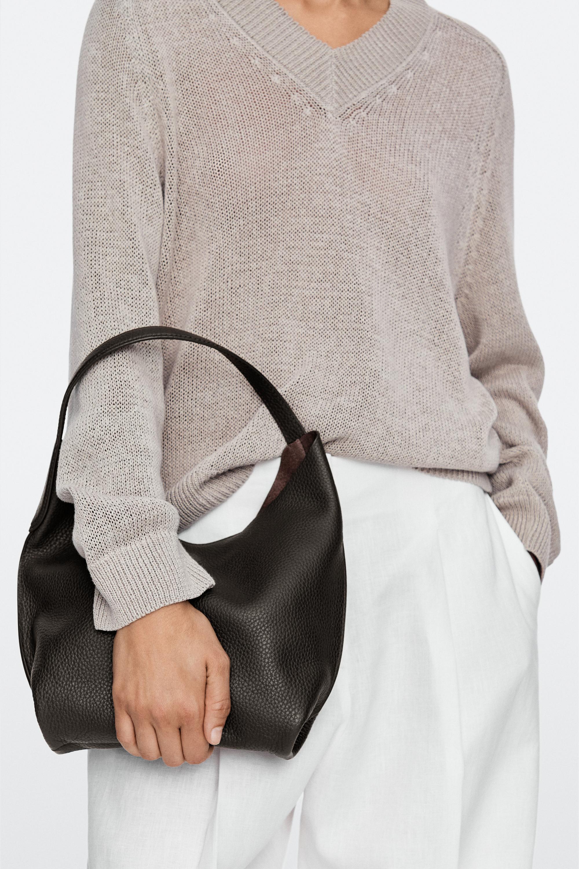 Bolso mini de hombro piel napa