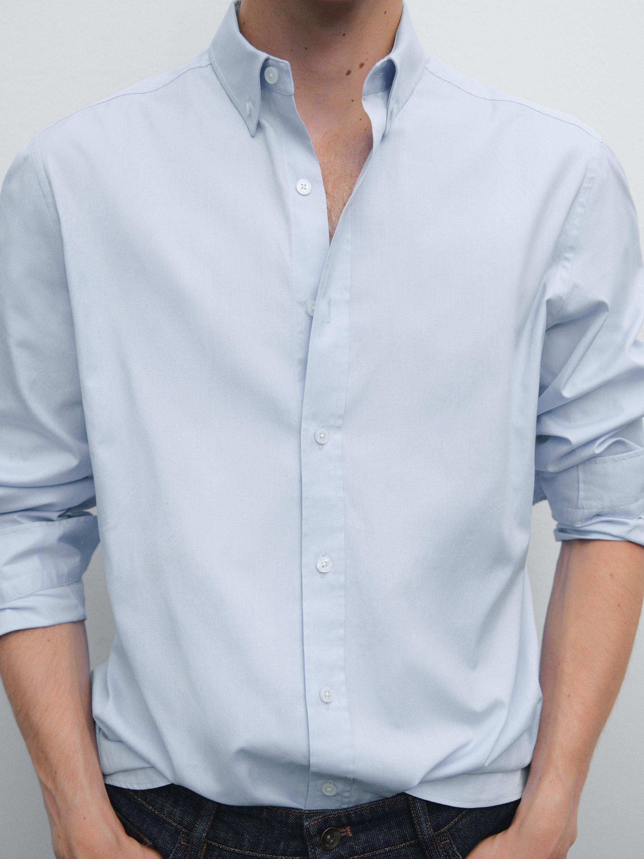 Camisa oxford regular fit