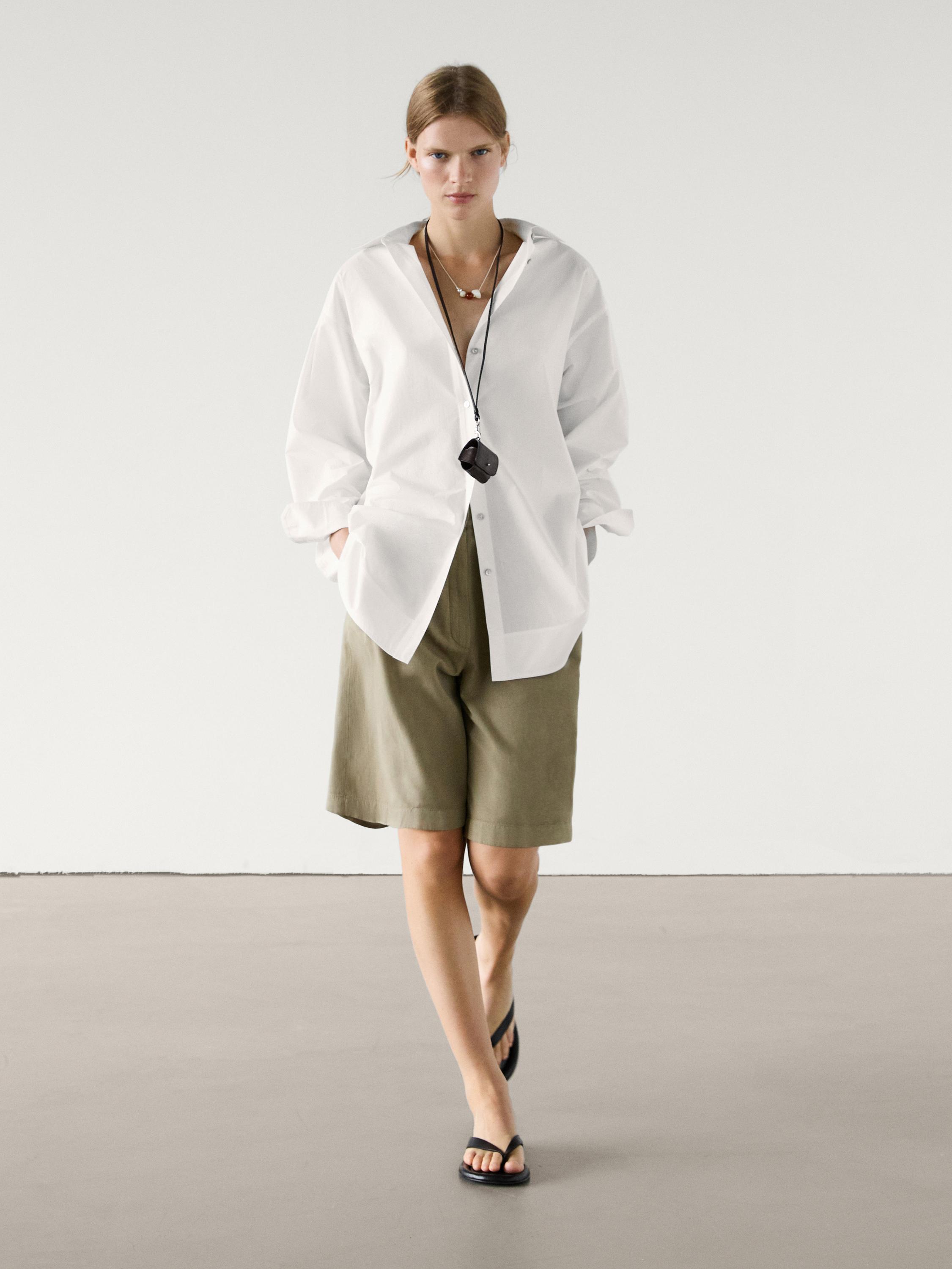 Camisas blancas para mujer Massimo Dutti