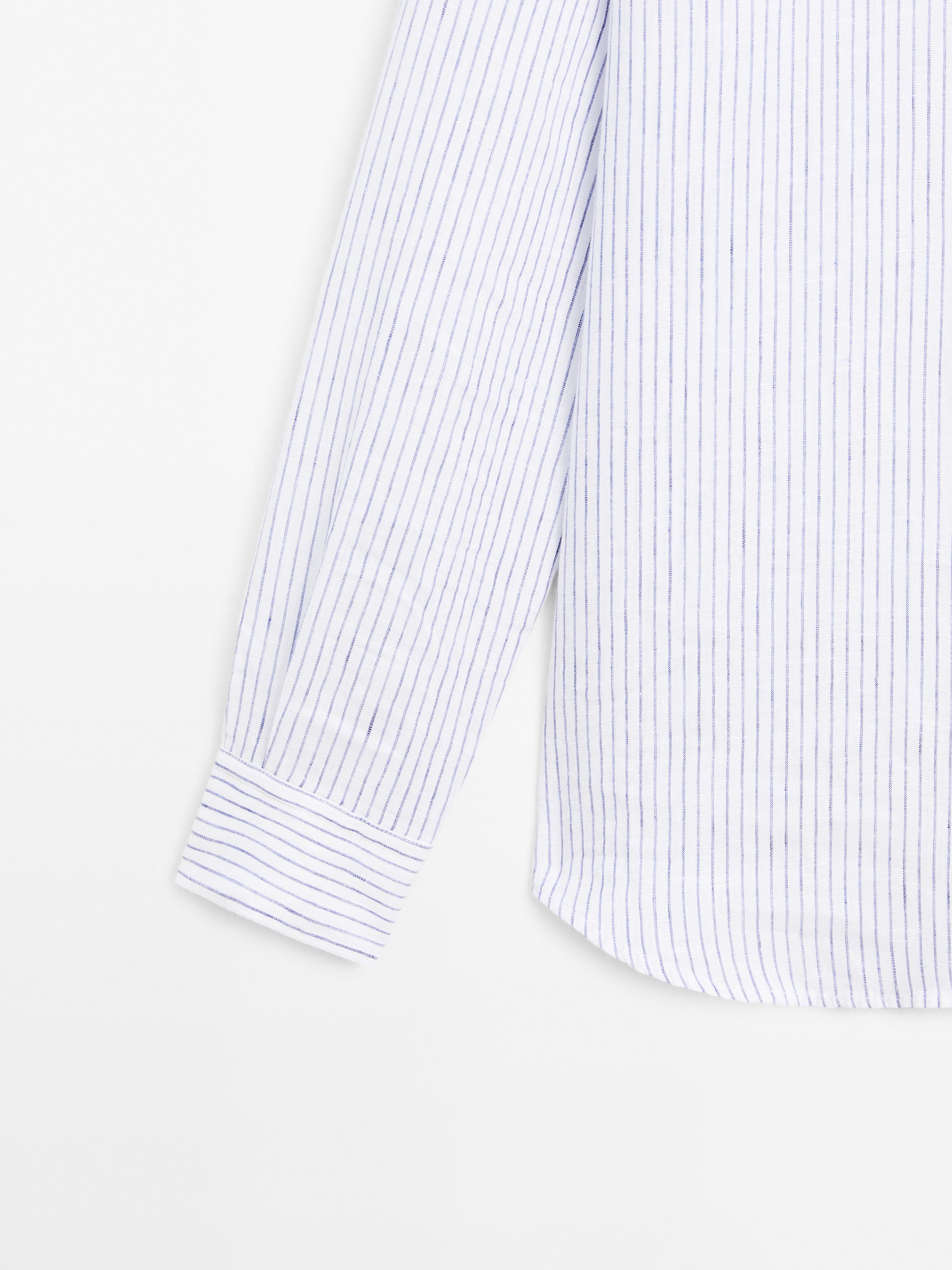 Košulja slim fit od 100 % lana