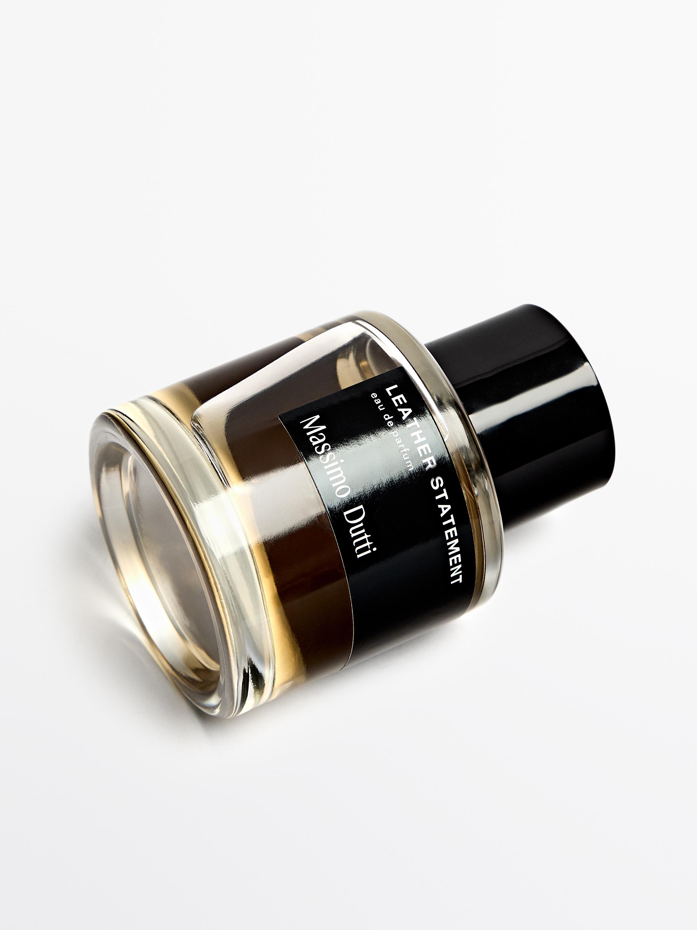 (100 ml) Leather statement eau de parfum — BLACK