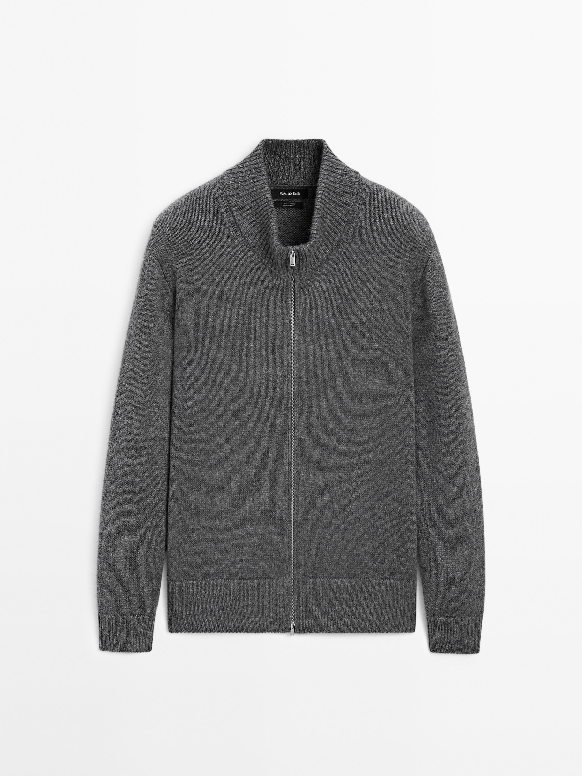 Dutti Men Massimo Dutti Pullover Kaschmir Zip-up Cashmere